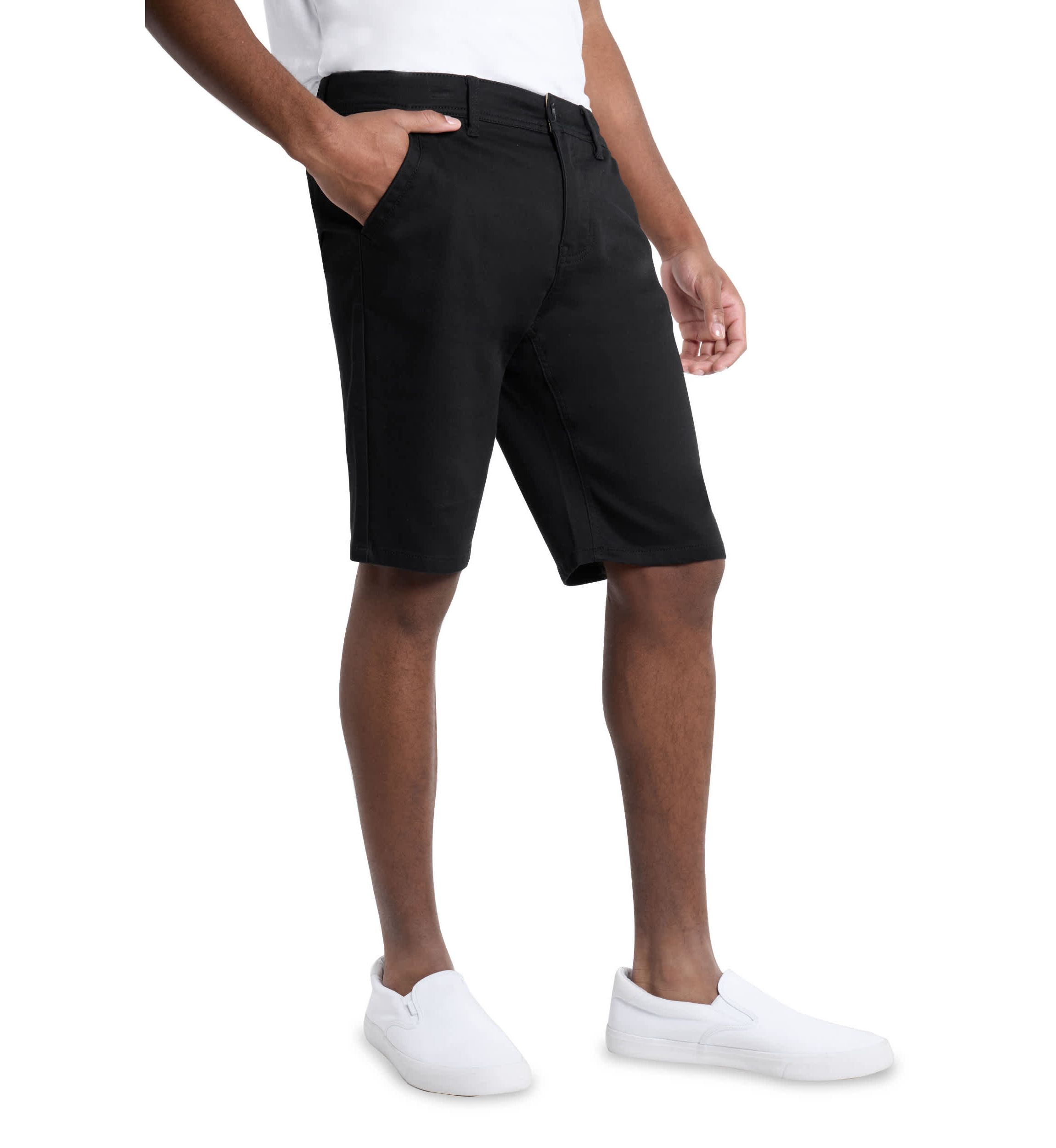 Mens Flat Front Chino Shorts