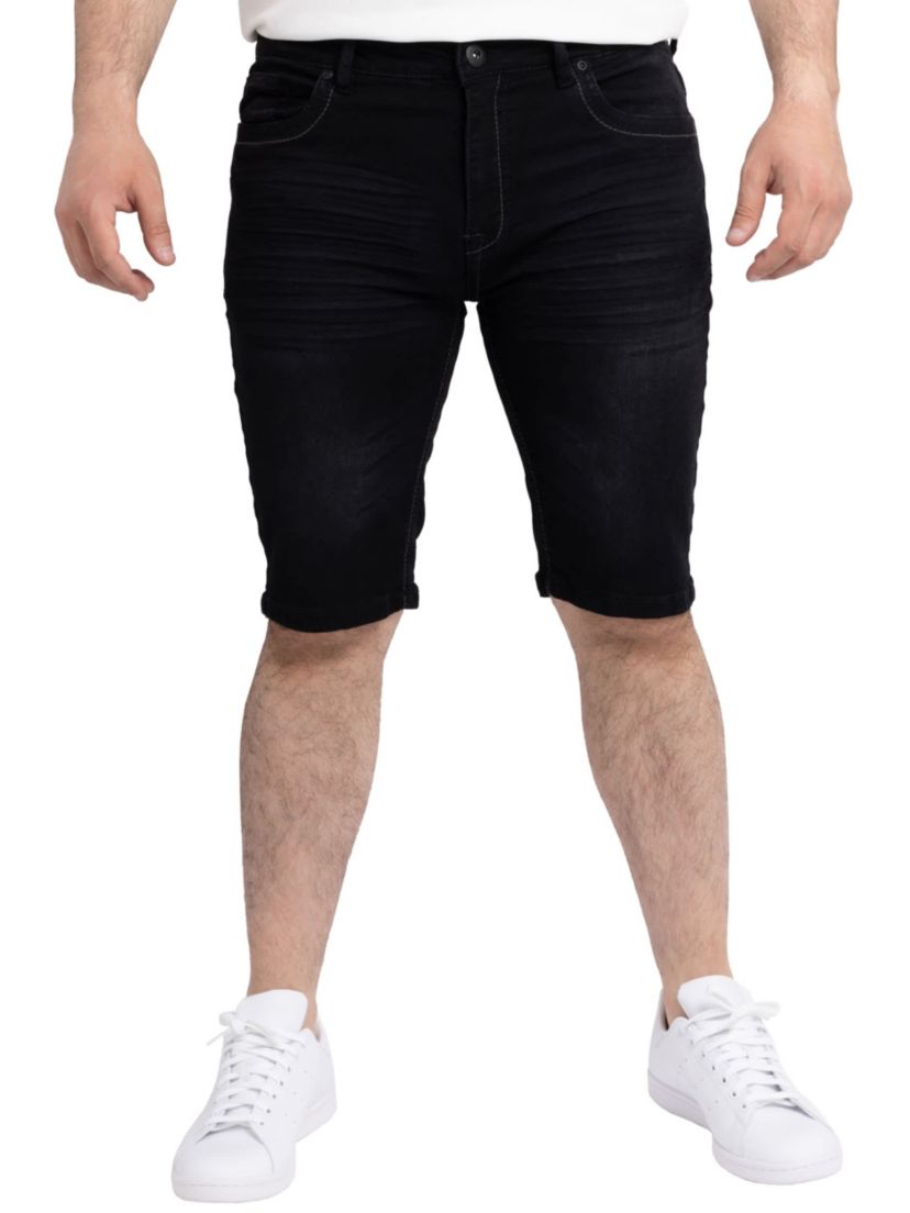 Mens Saddle Stitch Denim Shorts