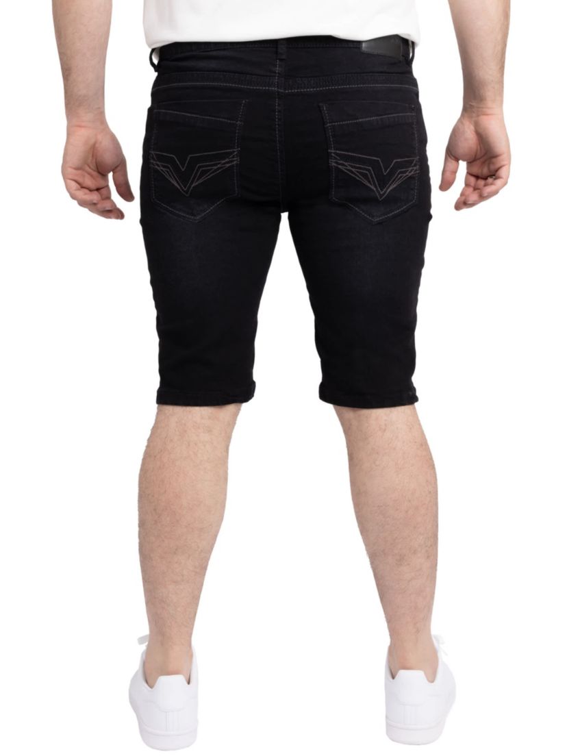 Mens Saddle Stitch Denim Shorts