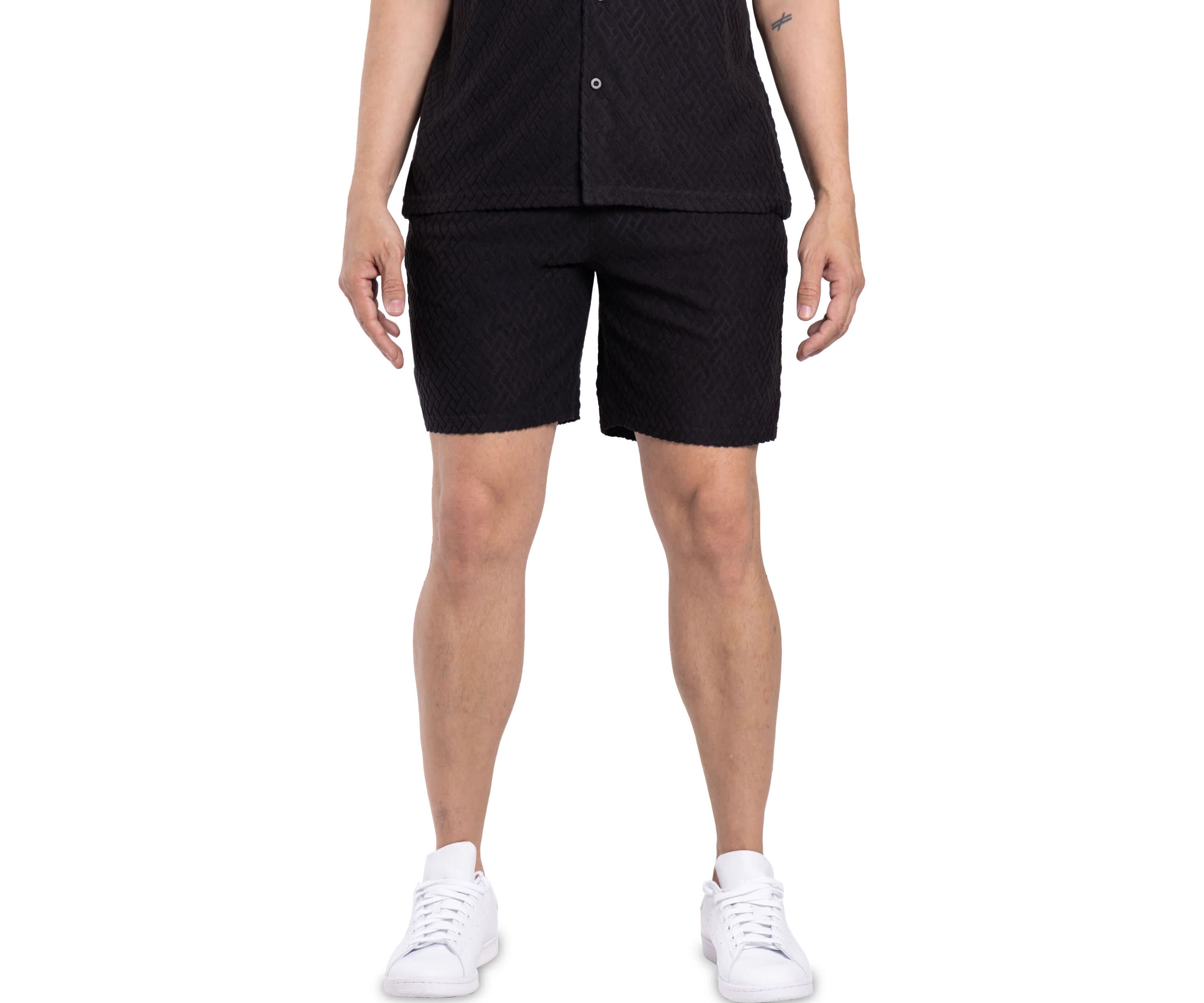 Mens 7.5-Inch Drawstring Terry Shorts