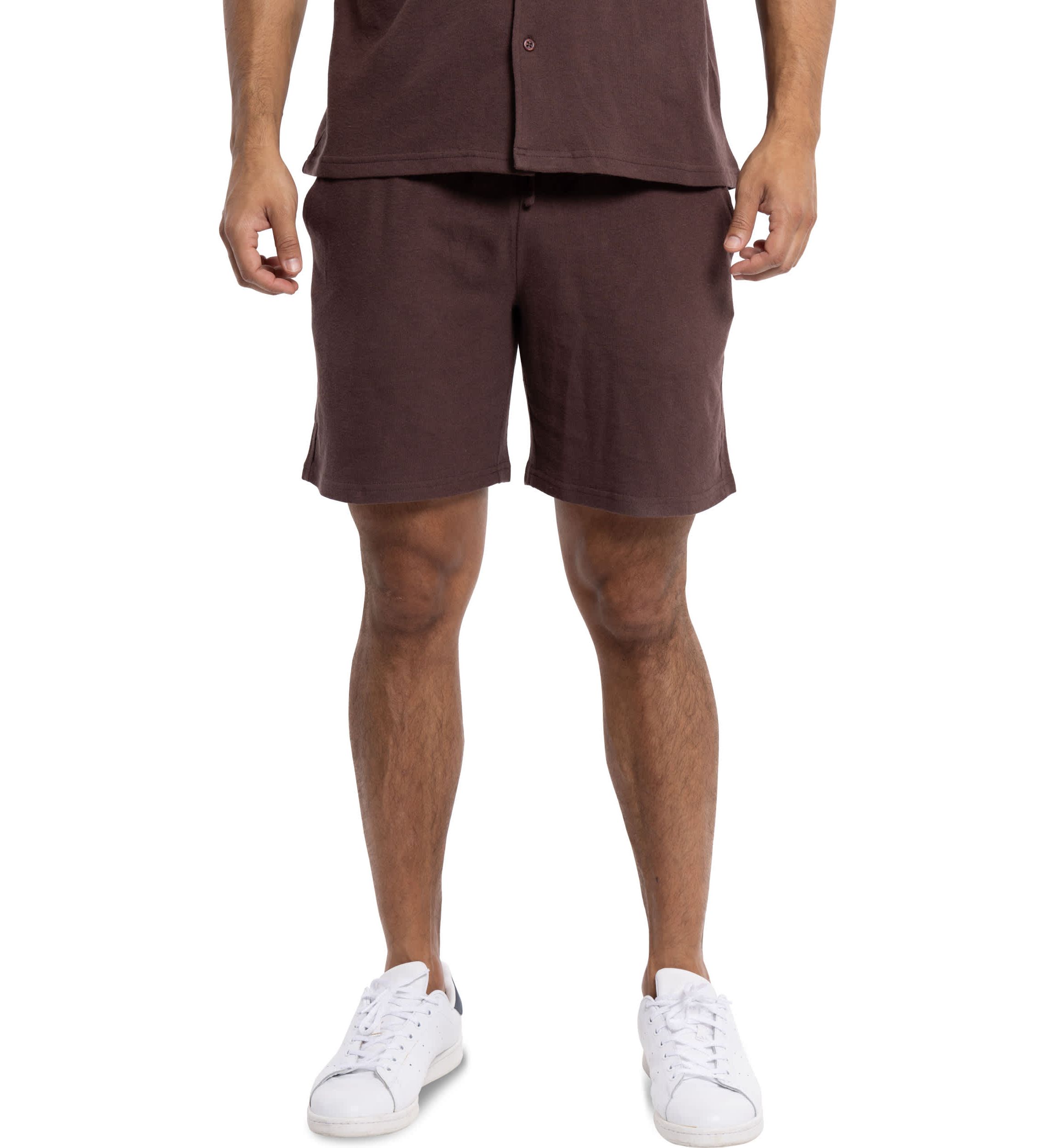 Mens Relaxed Drawstring Sweat Shorts
