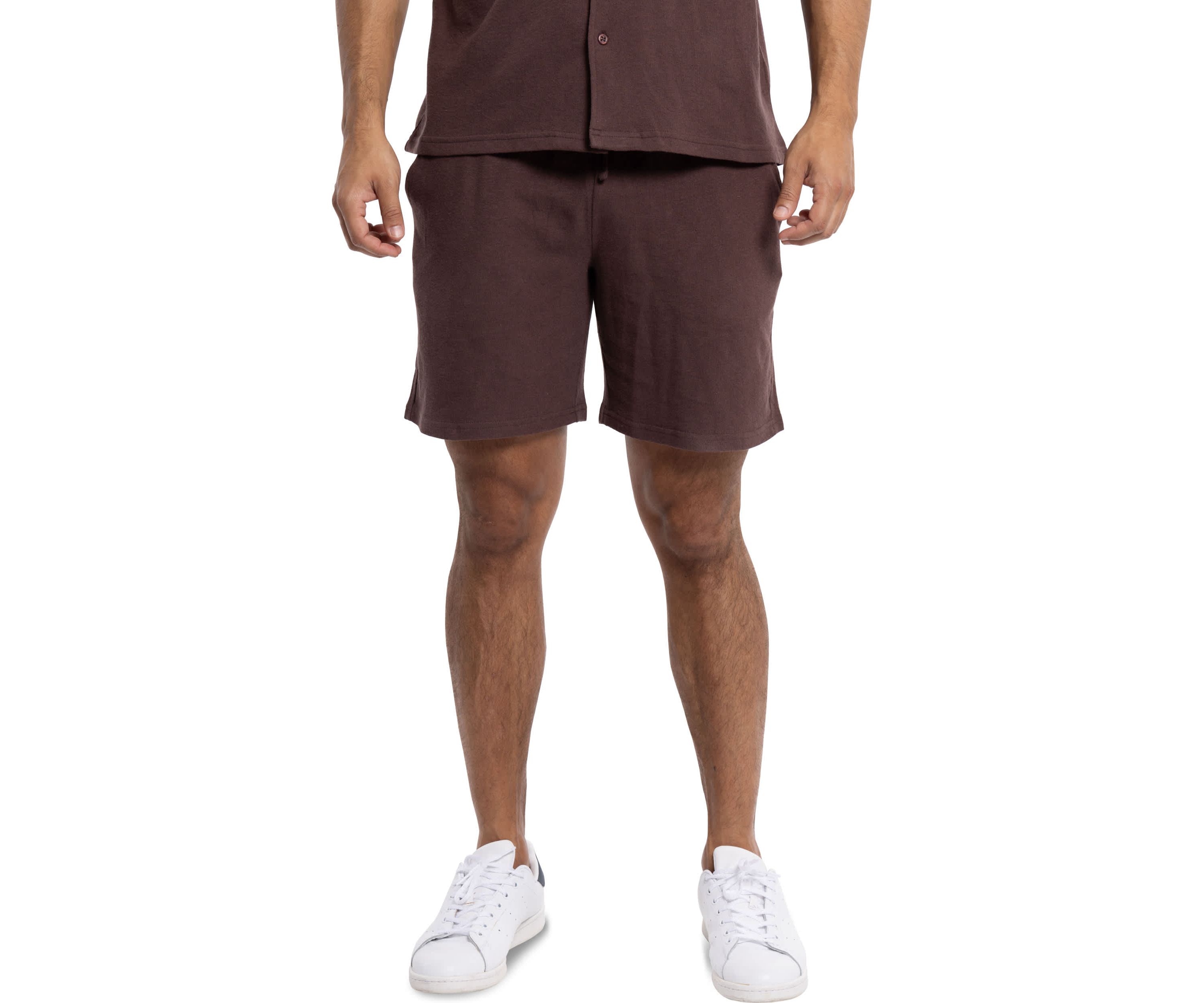 Mens Relaxed Drawstring Sweat Shorts