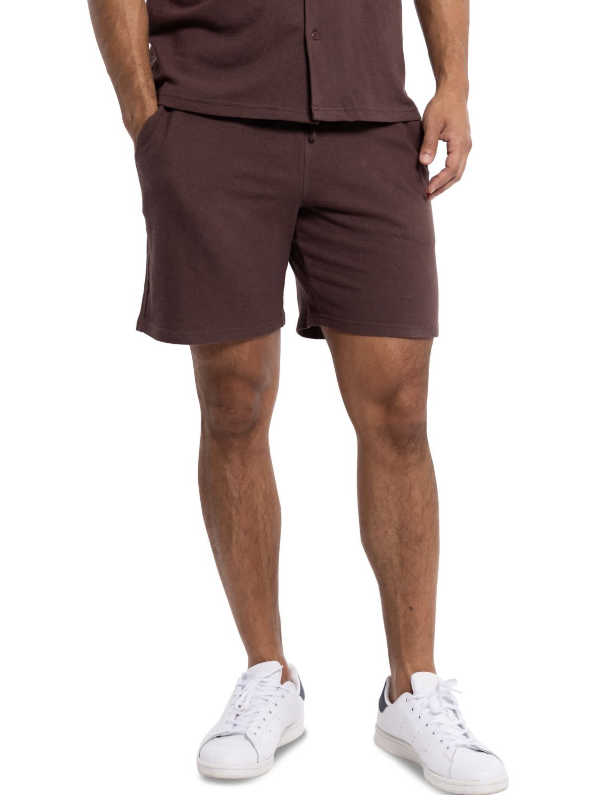 Mens Relaxed Drawstring Sweat Shorts