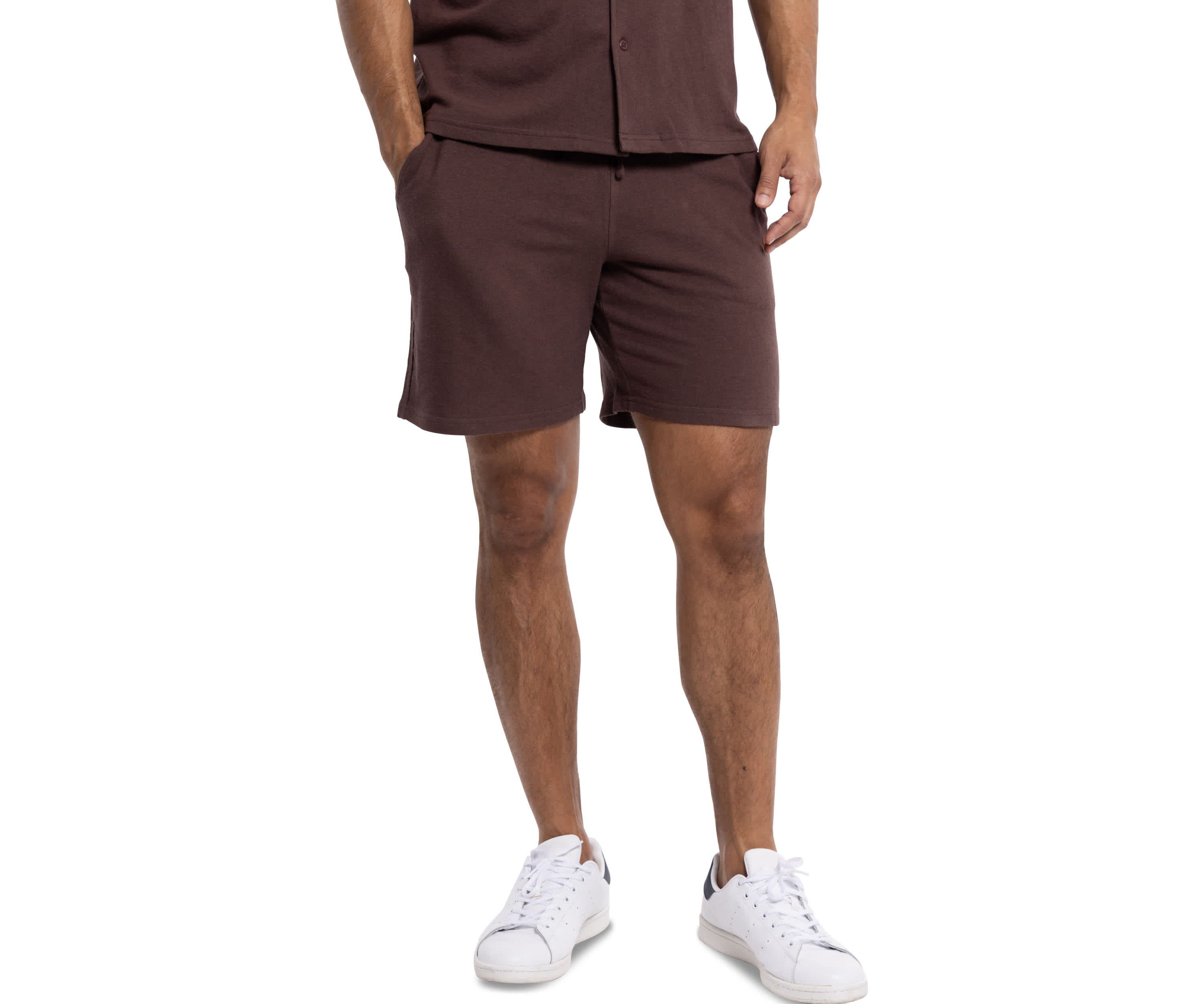 Mens Relaxed Drawstring Sweat Shorts
