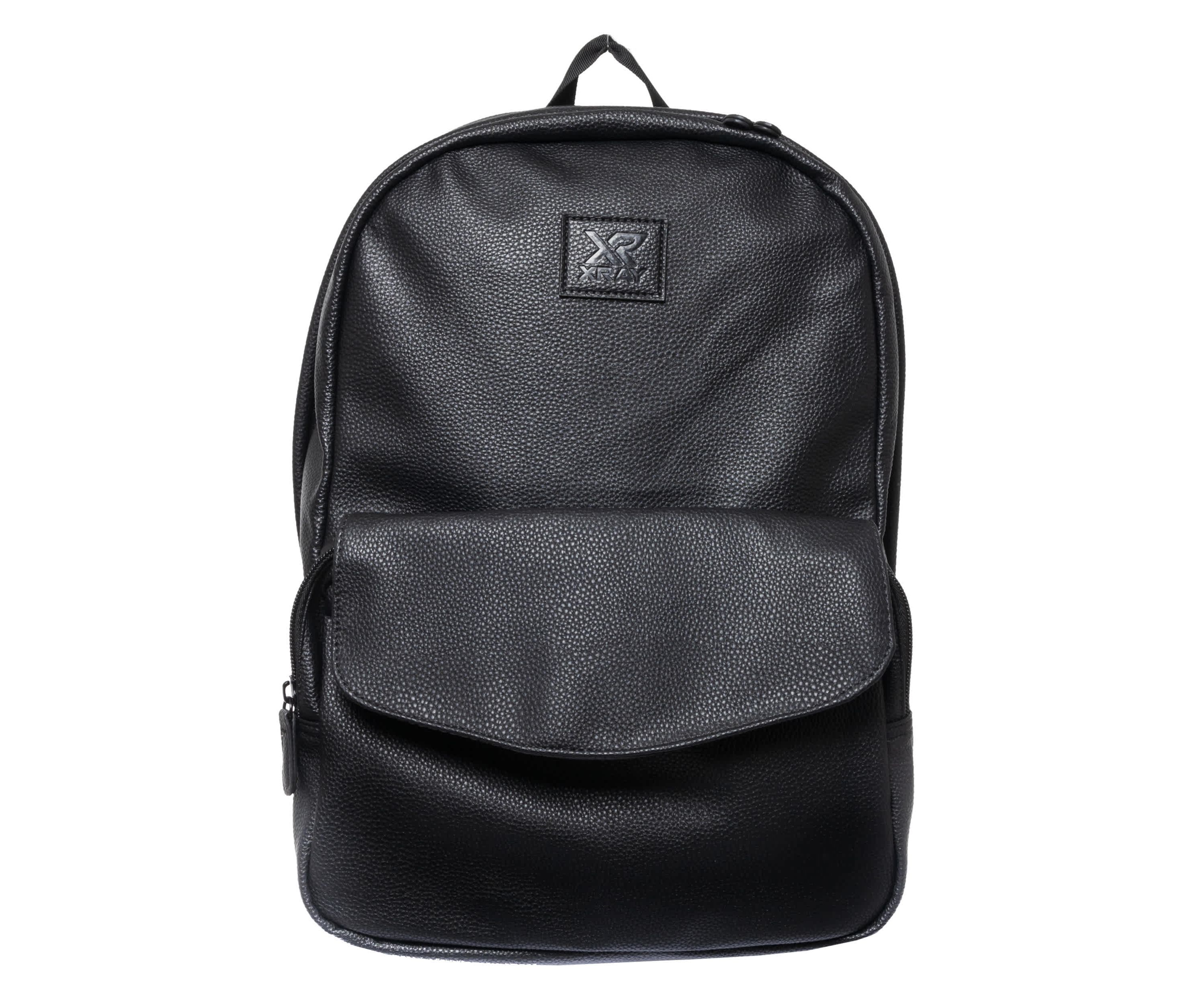 Pebbled Faux Leather Backpack