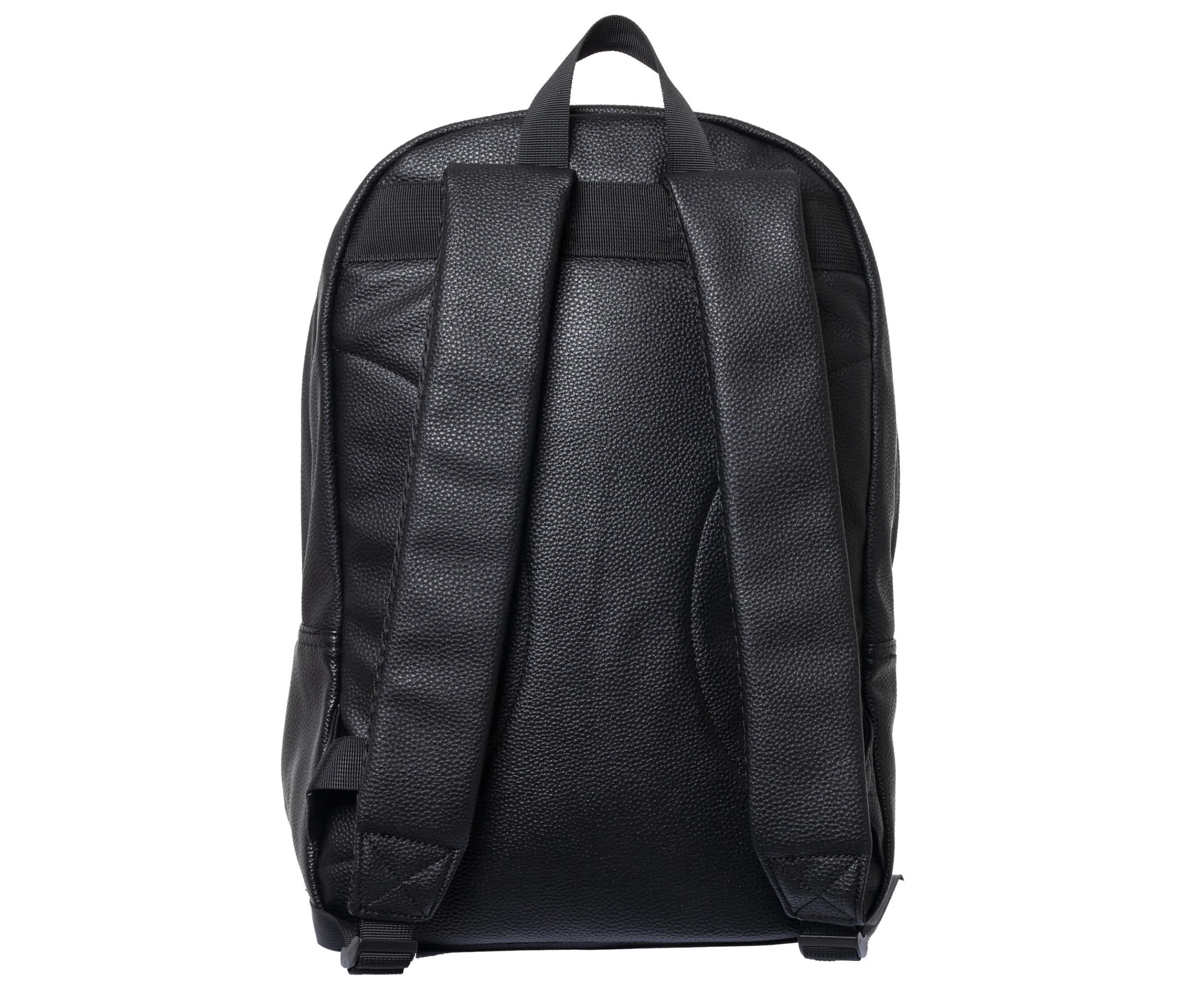 Pebbled Faux Leather Backpack