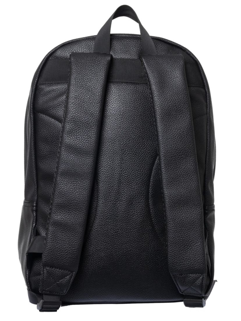 Pebbled Faux Leather Backpack