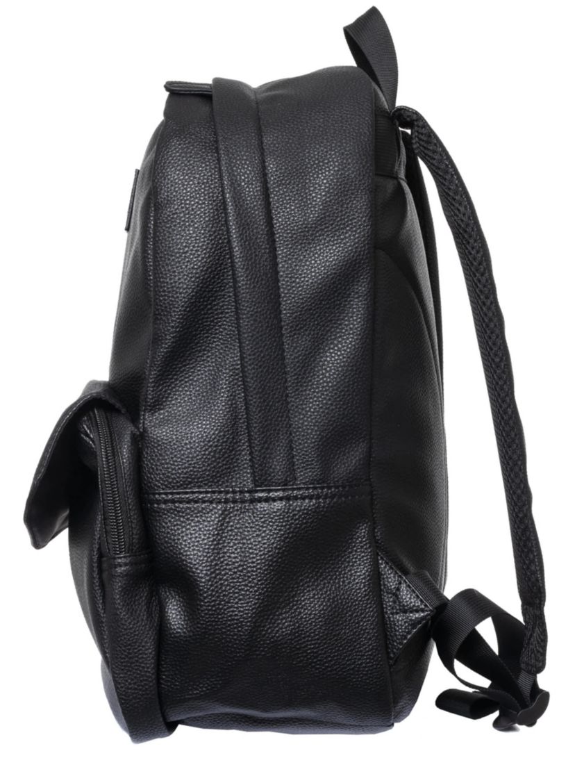Pebbled Faux Leather Backpack
