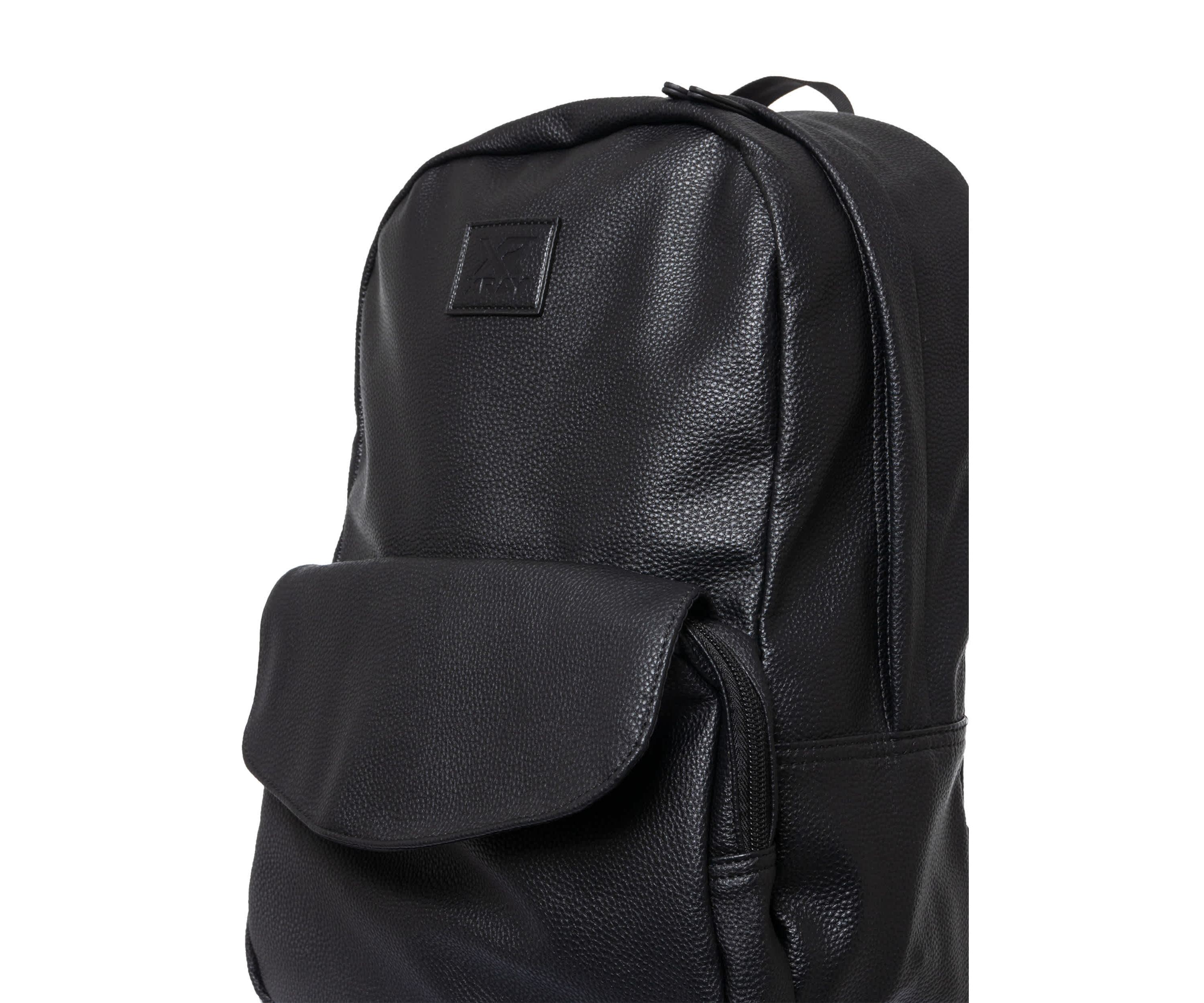 Pebbled Faux Leather Backpack