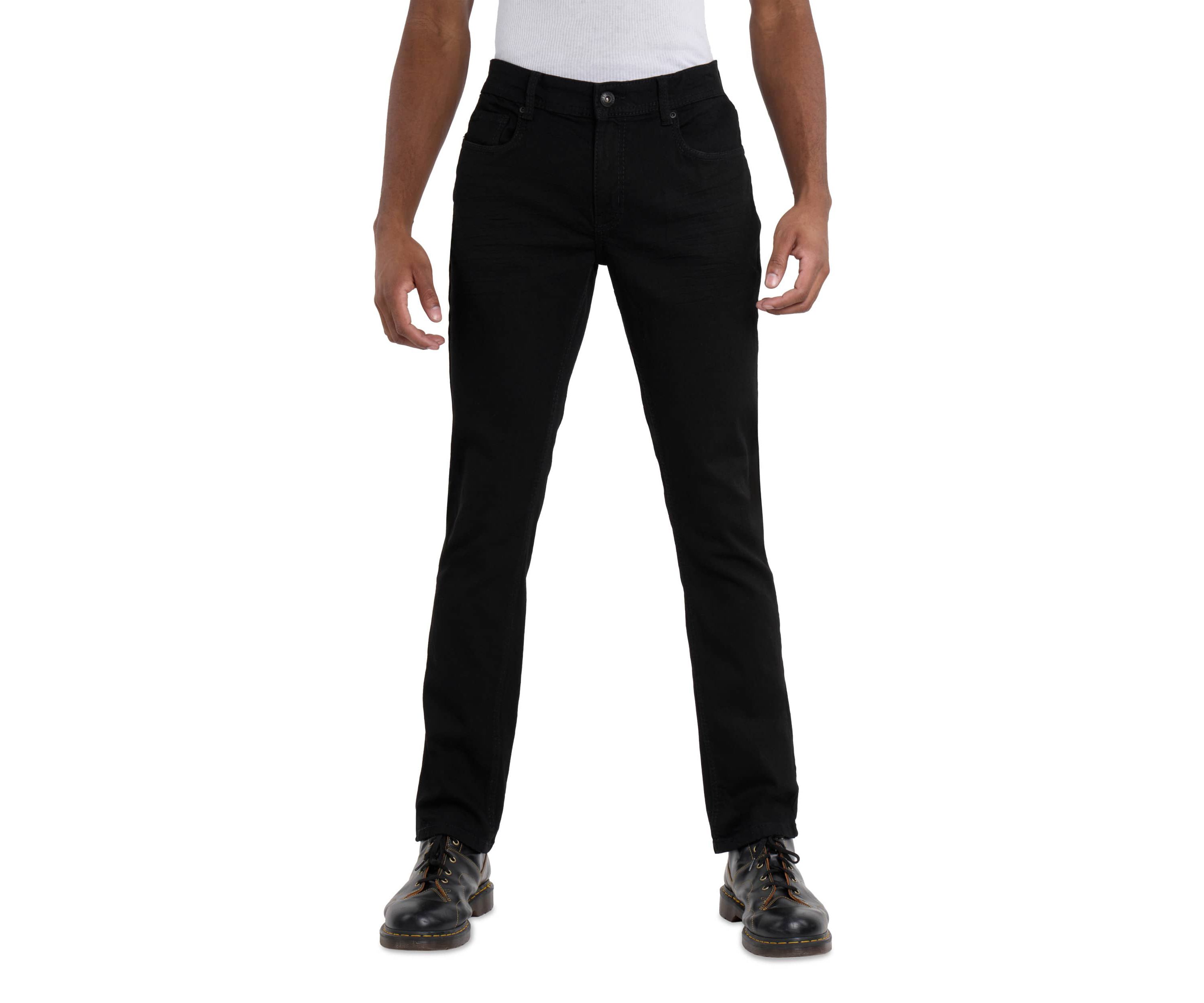 Mens Modern Fit Saddle Stitch Jeans