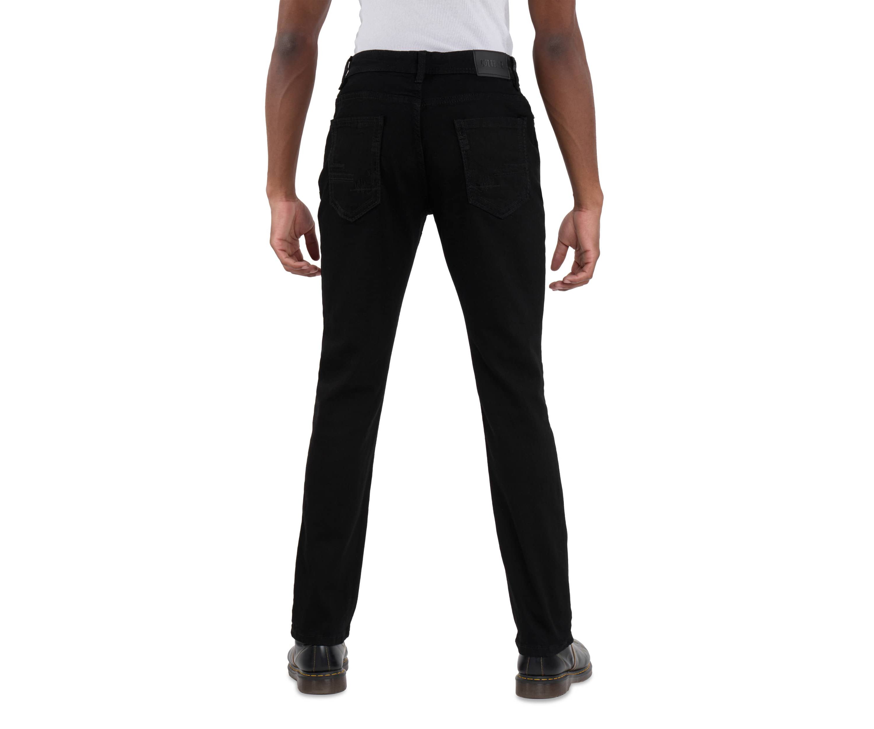 Mens Modern Fit Saddle Stitch Jeans