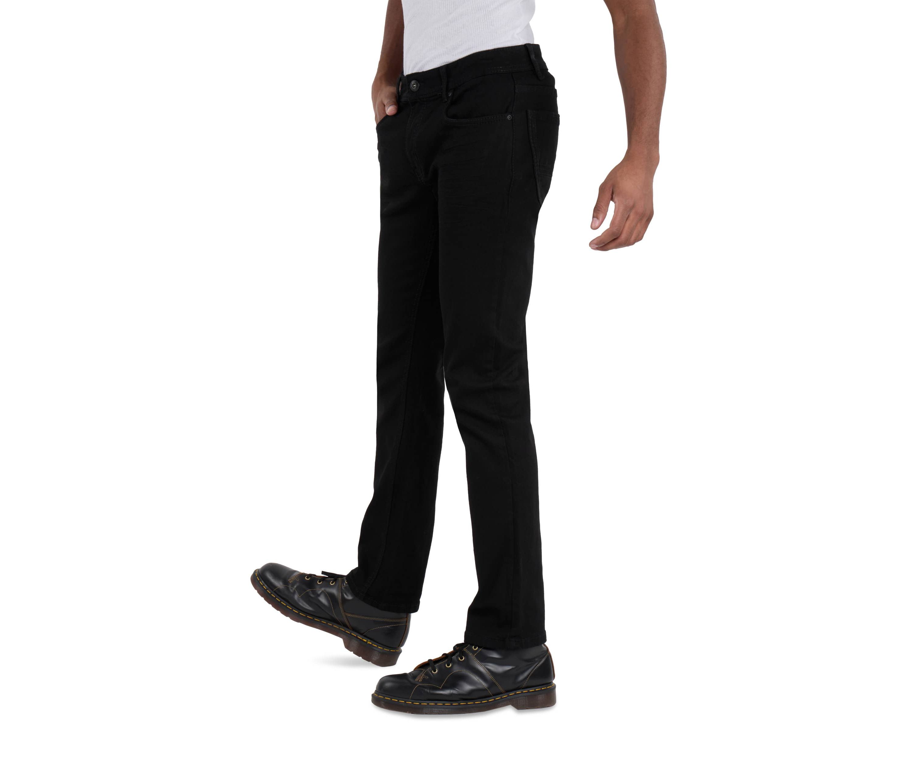 Mens Modern Fit Saddle Stitch Jeans
