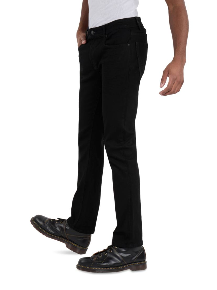 Mens Modern Fit Saddle Stitch Jeans