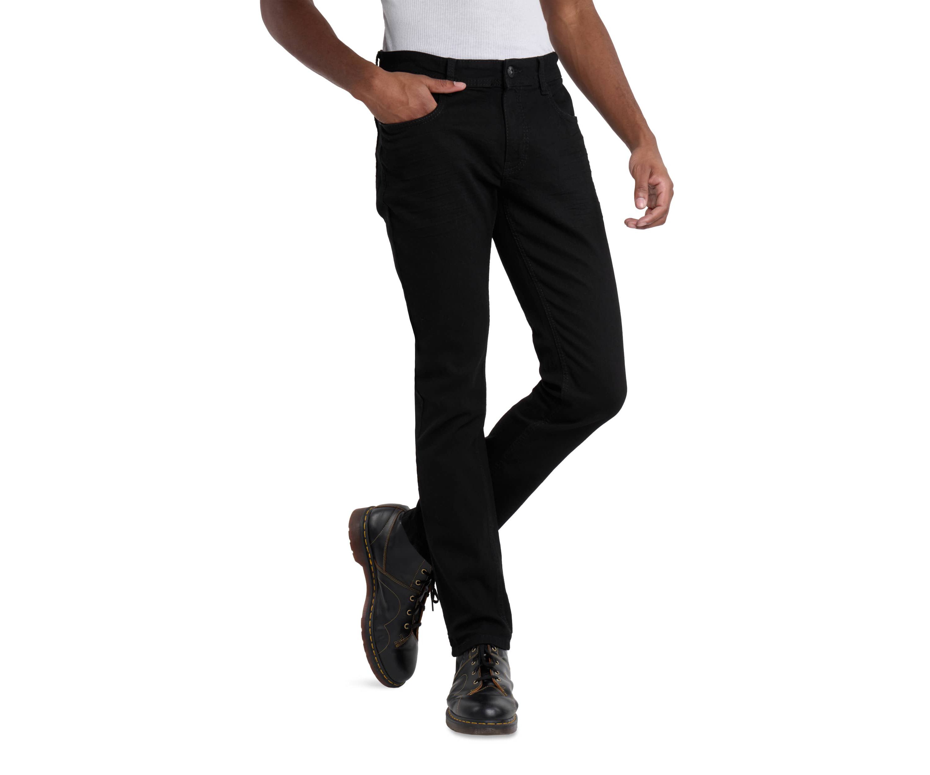 Mens Modern Fit Saddle Stitch Jeans
