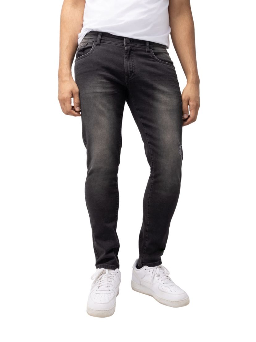 Mens Skinny Fit Black Wash Jeans