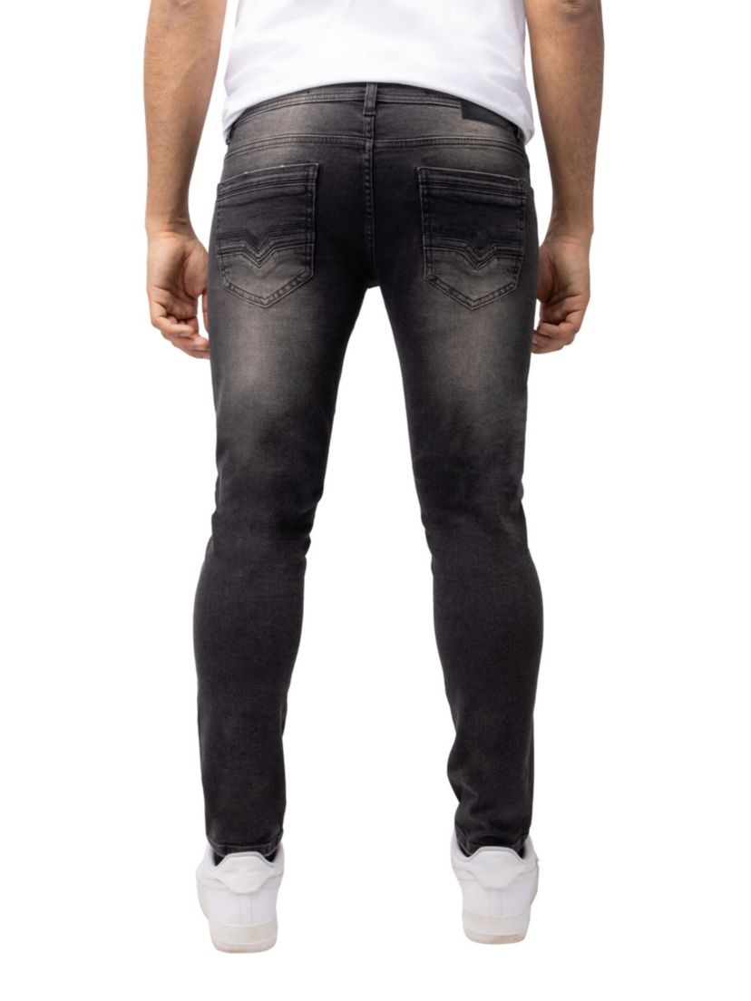 Mens Skinny Fit Black Wash Jeans