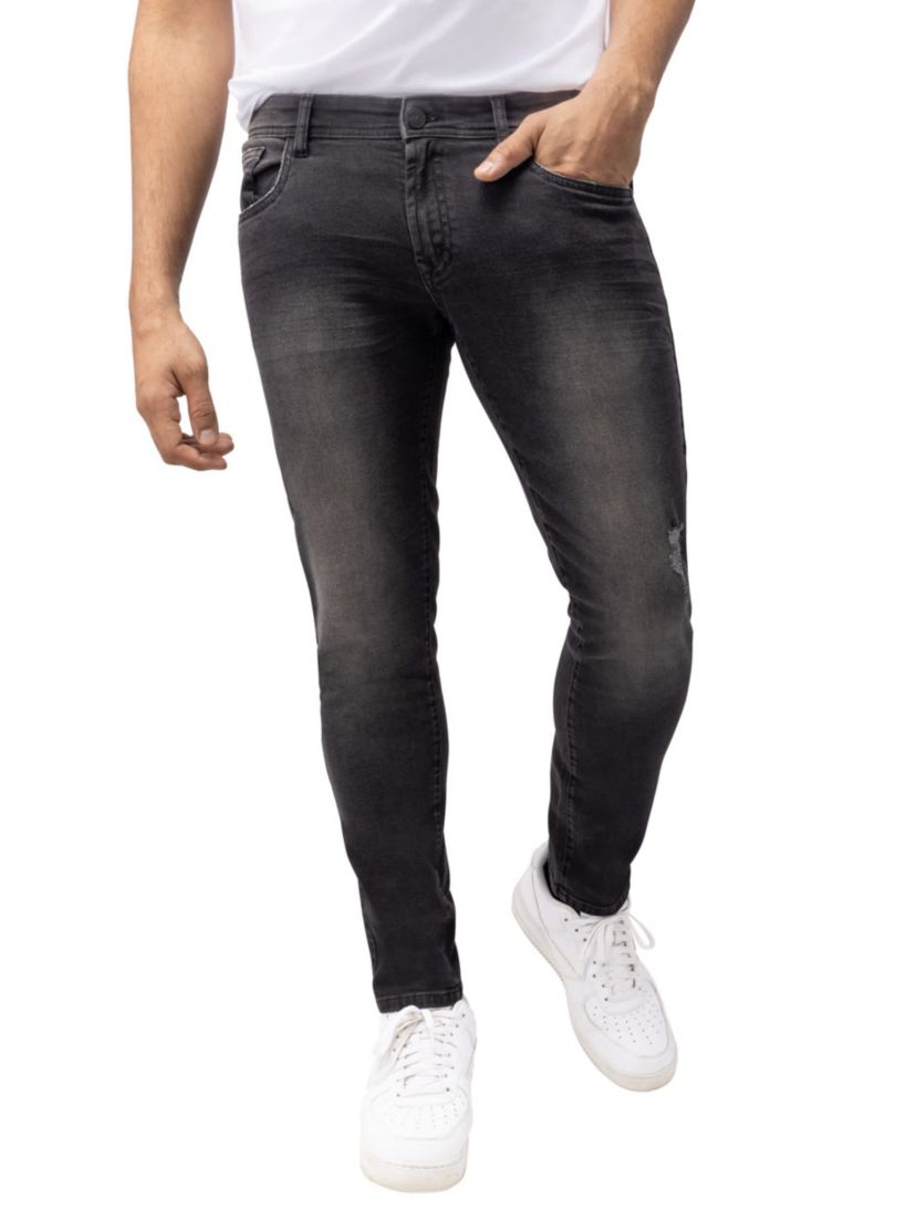Mens Skinny Fit Black Wash Jeans