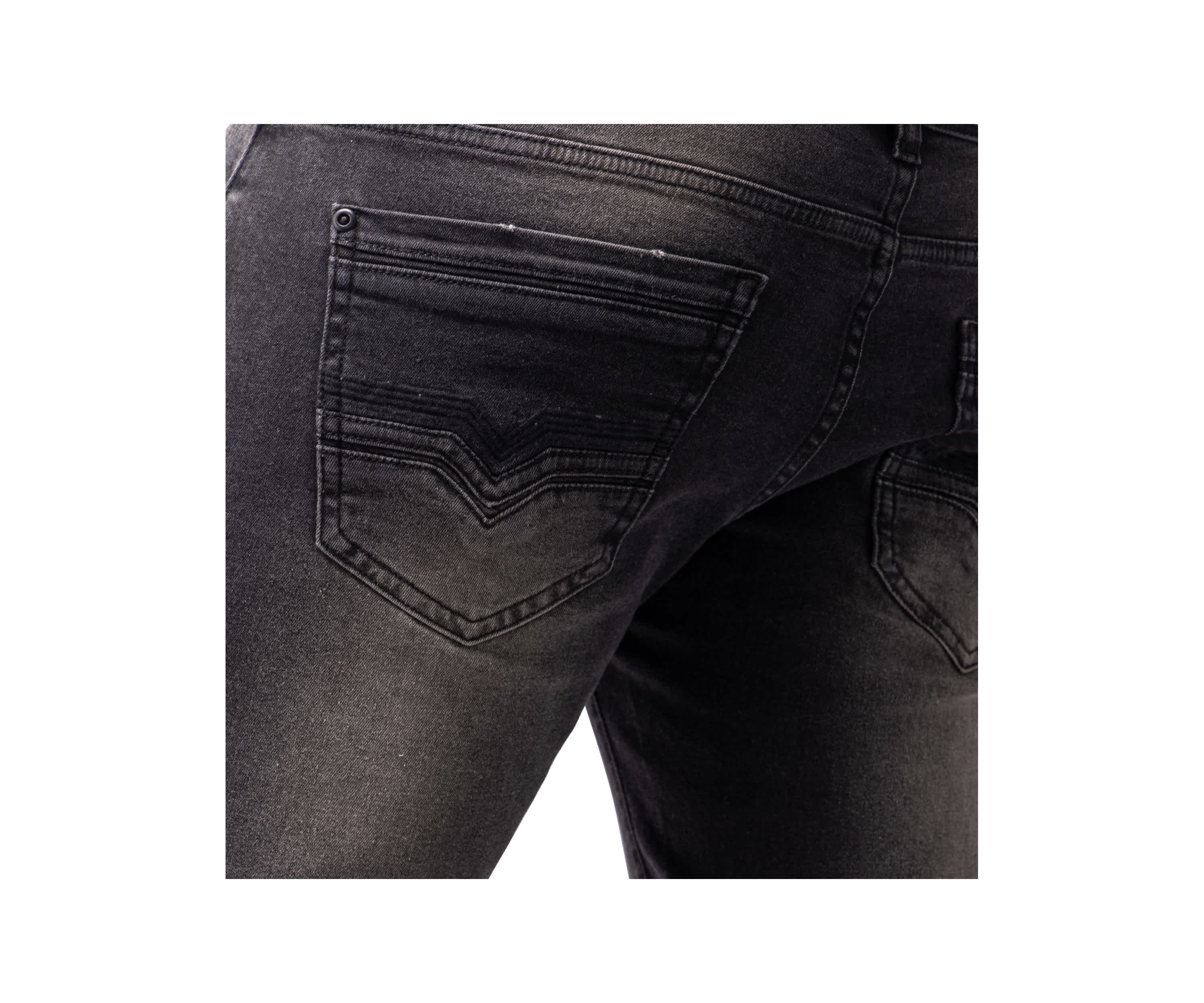 Mens Skinny Fit Black Wash Jeans