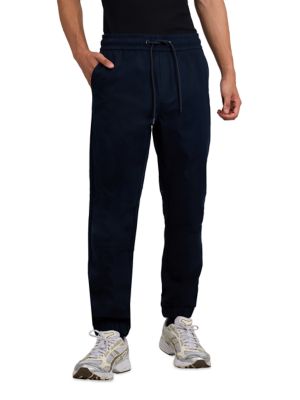 X RAY Men's Poly Twill Jogger, Navy Blue, Small