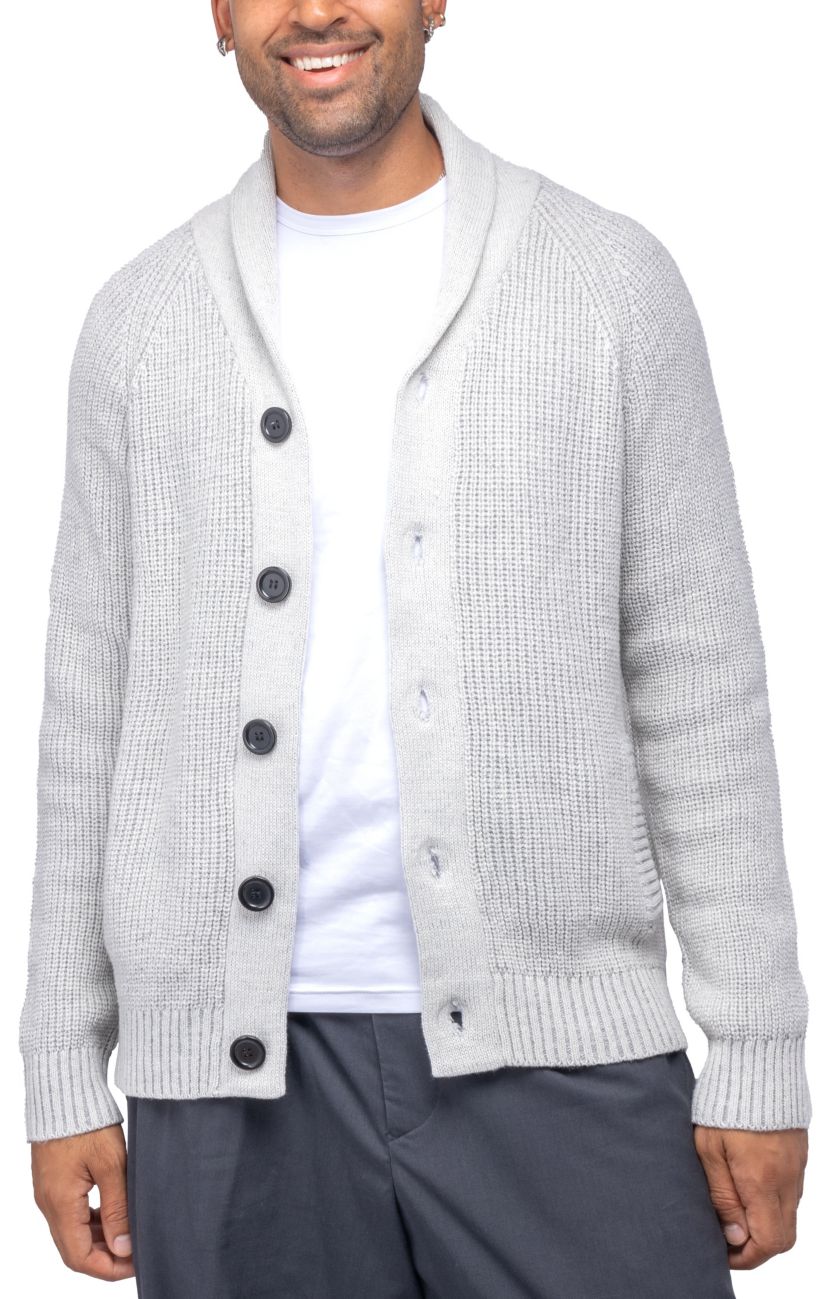 Mens Shawl Collar Cardigan