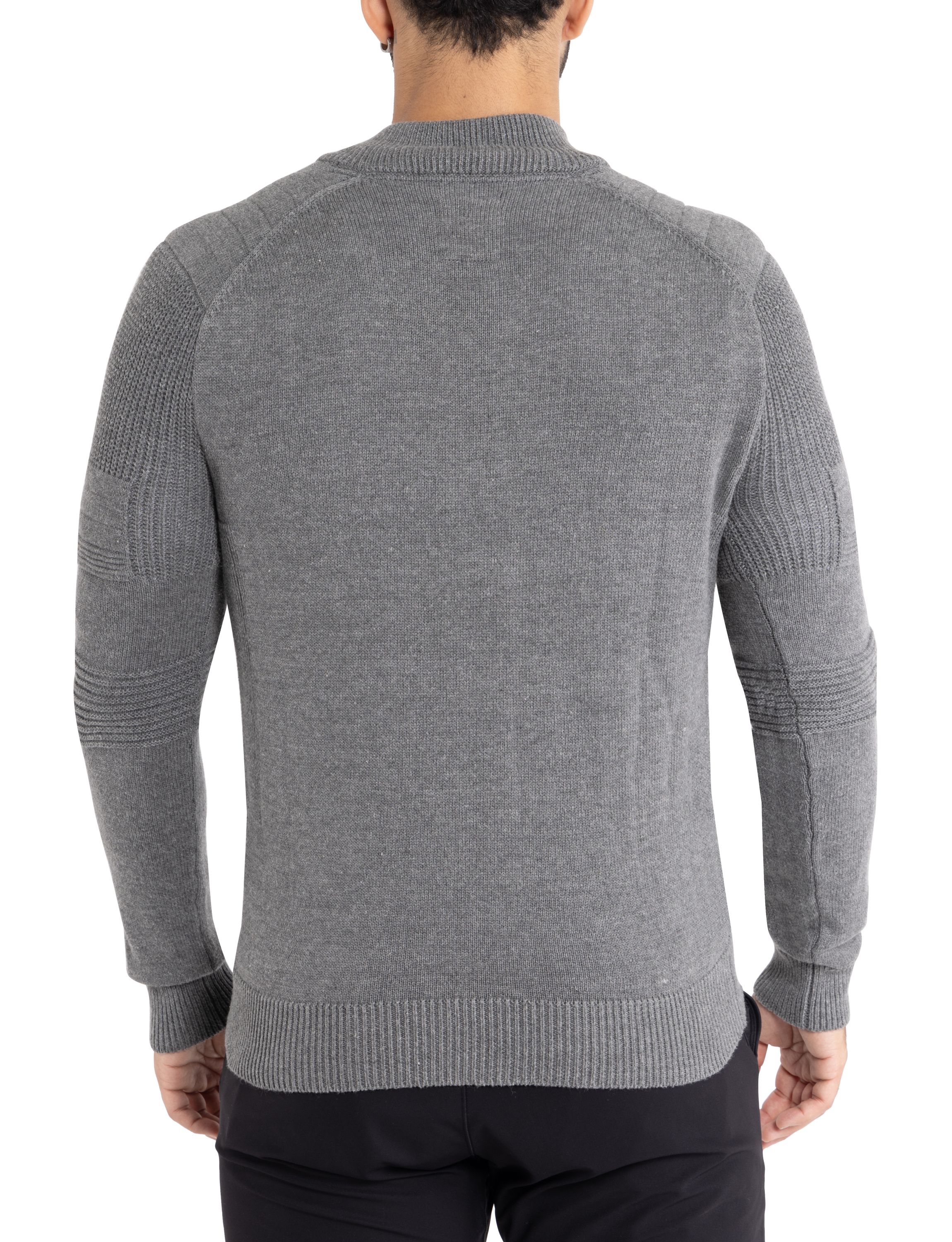 Mens Full-Zip Sweater Jacket