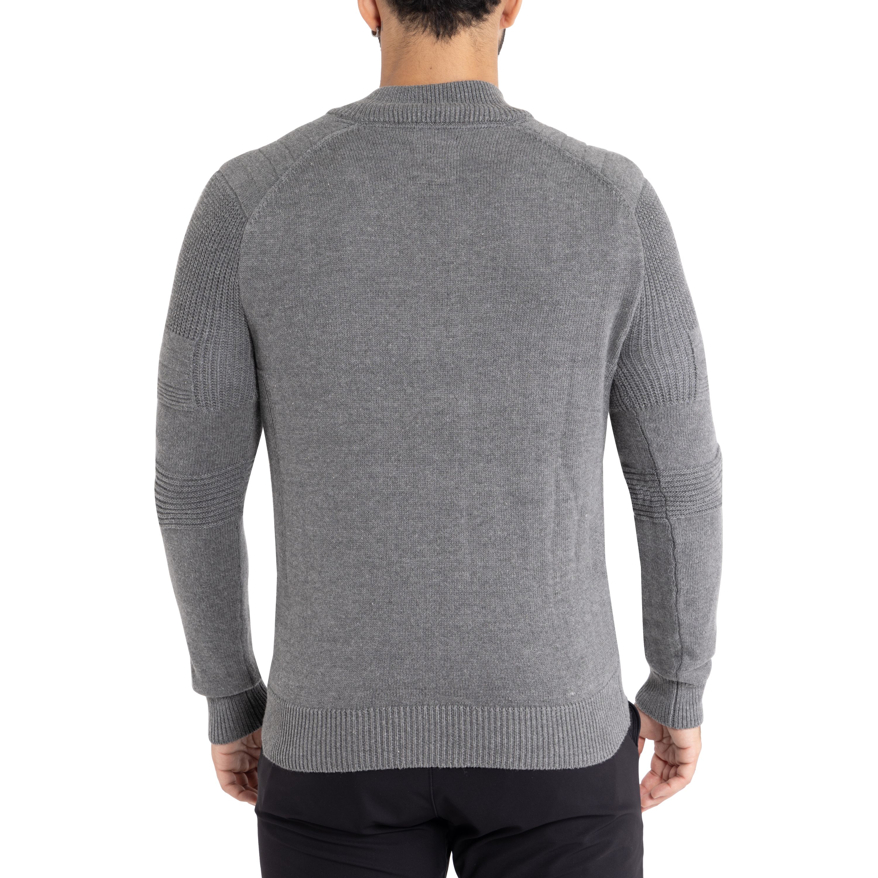 Mens Full-Zip Sweater Jacket