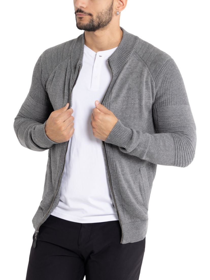 Mens Full-Zip Sweater Jacket