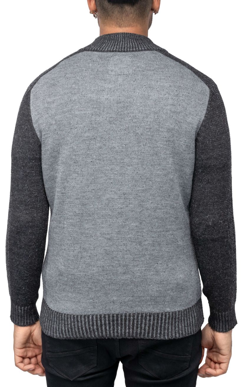 Mens Quarter-Zip Pullover Sweater