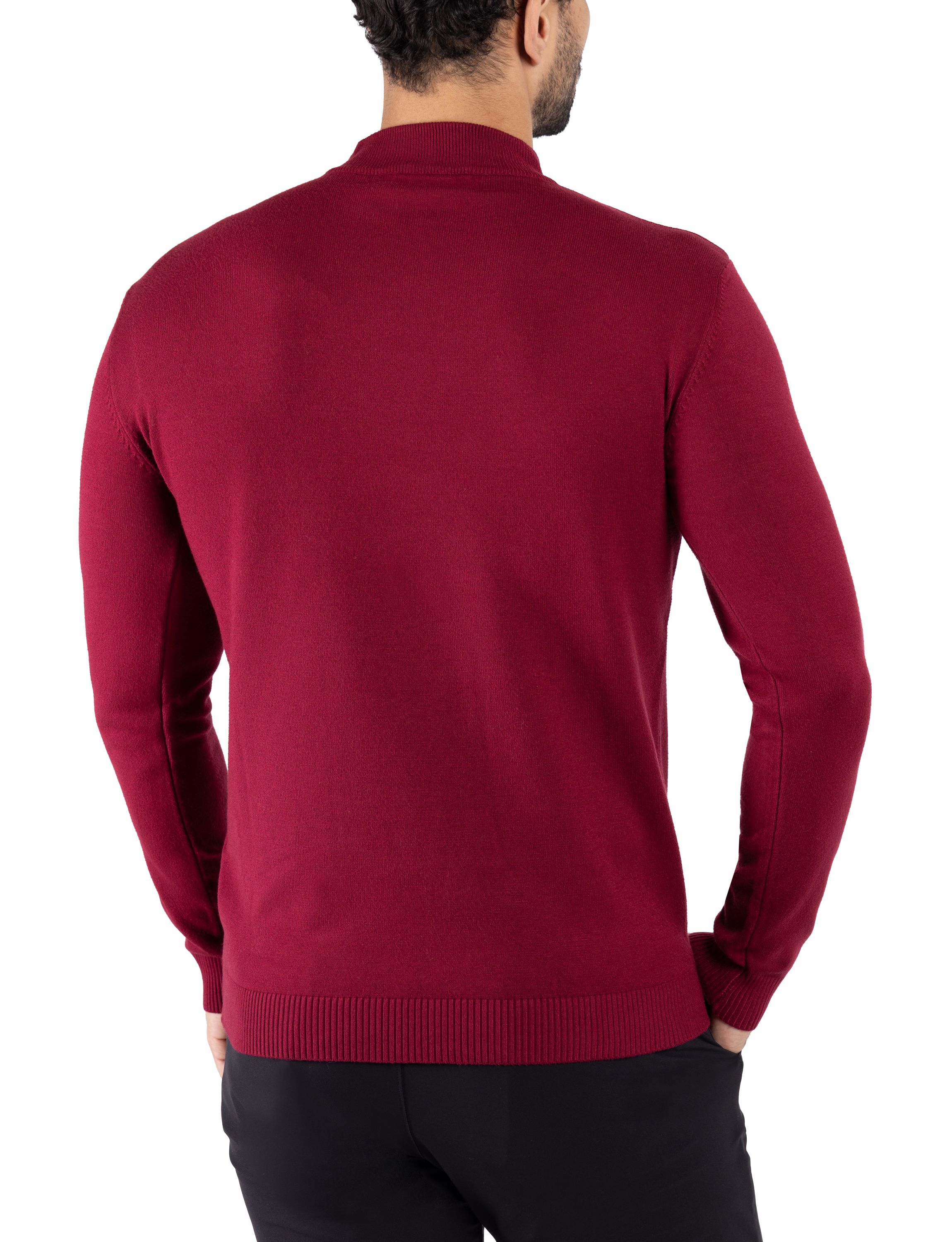 Mens Mock Neck Sweater