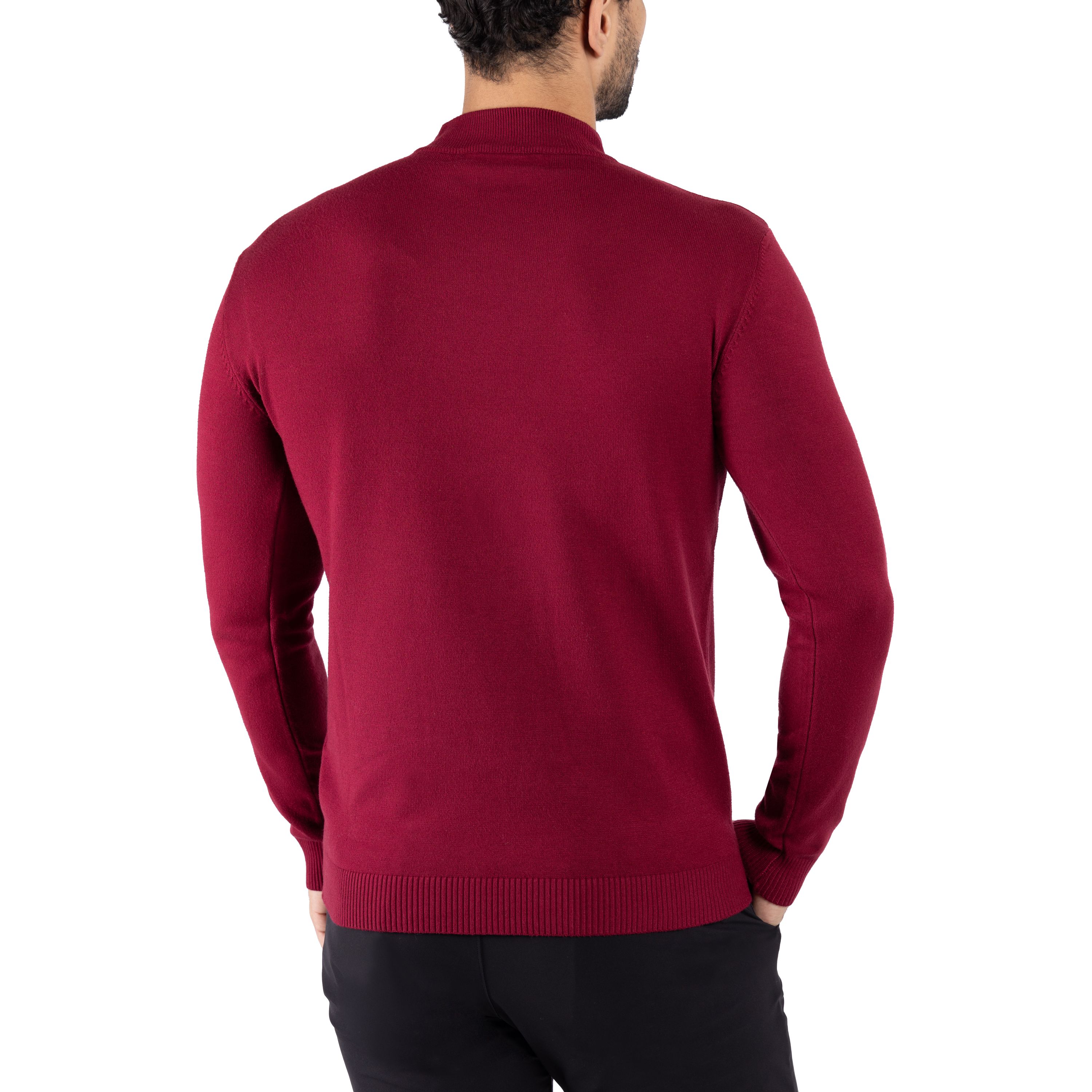 Mens Mock Neck Sweater