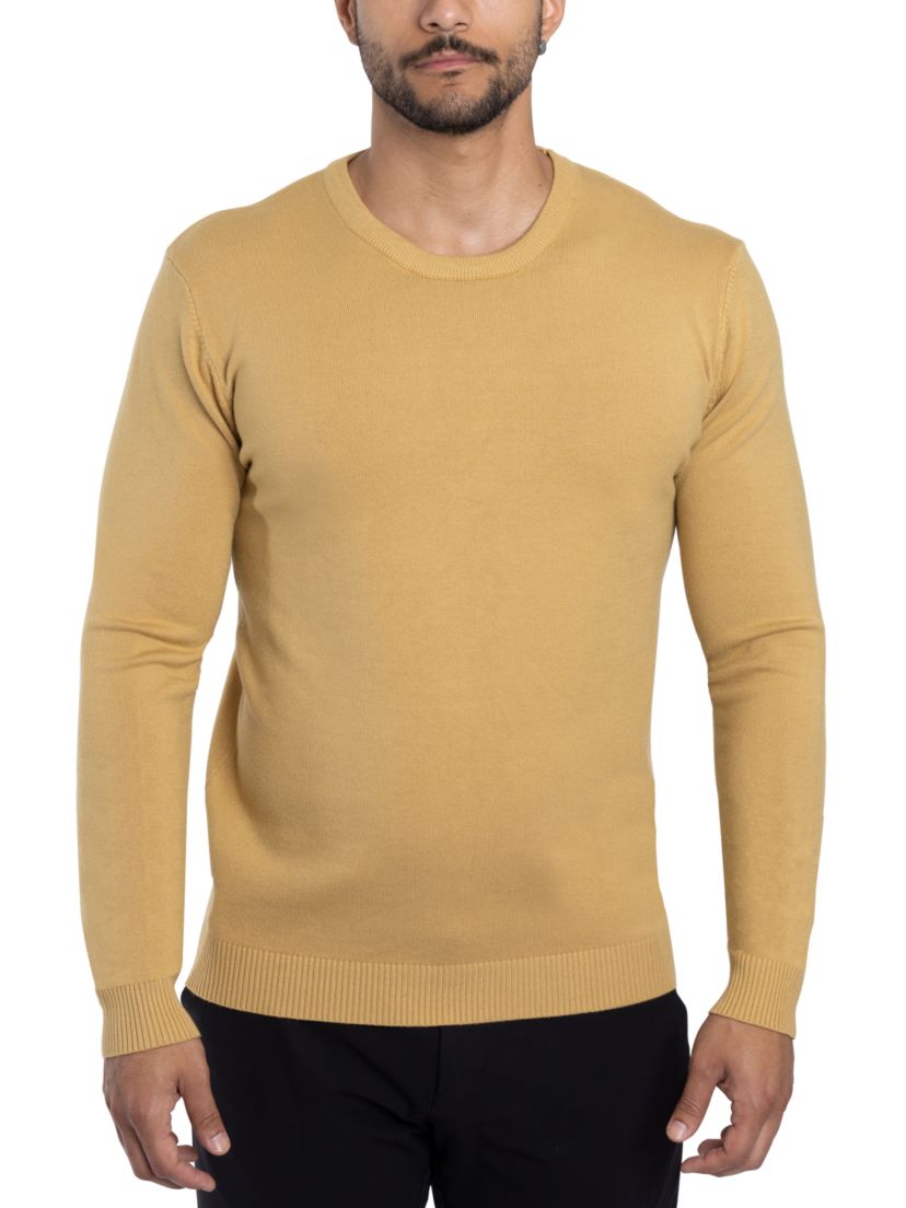 Mens Basic Crewneck Sweater