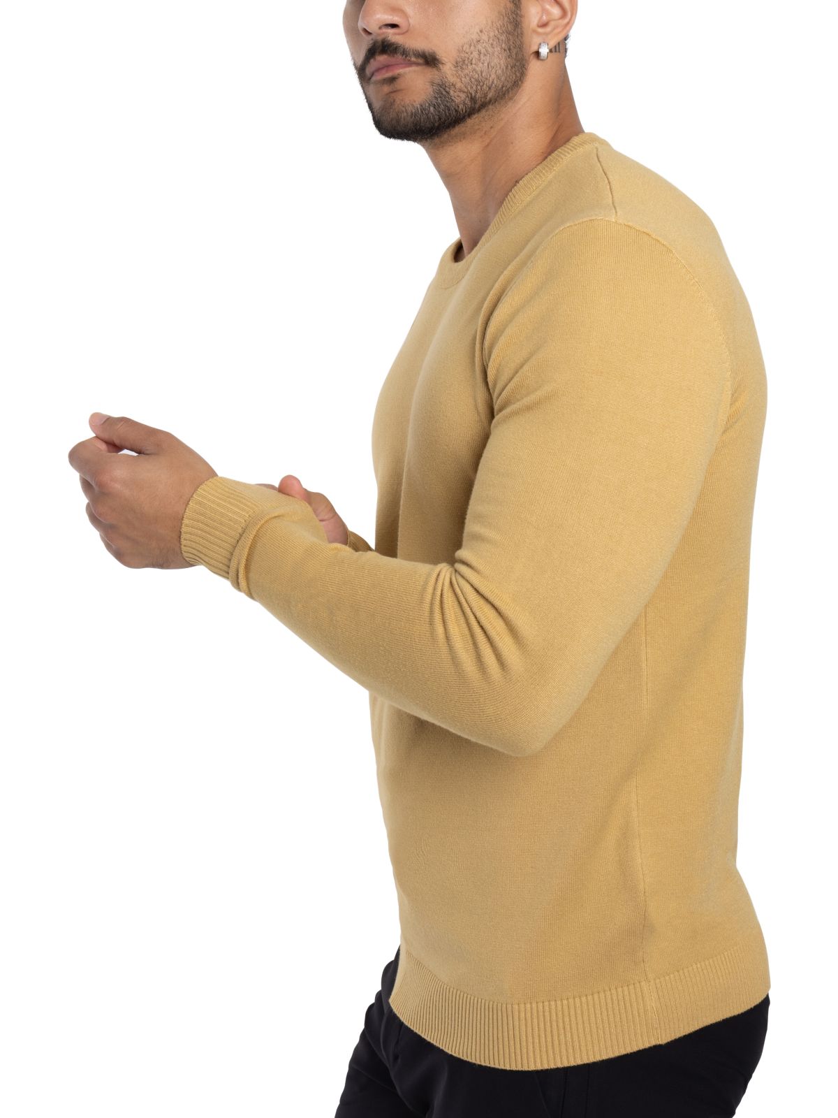 Mens Basic Crewneck Sweater