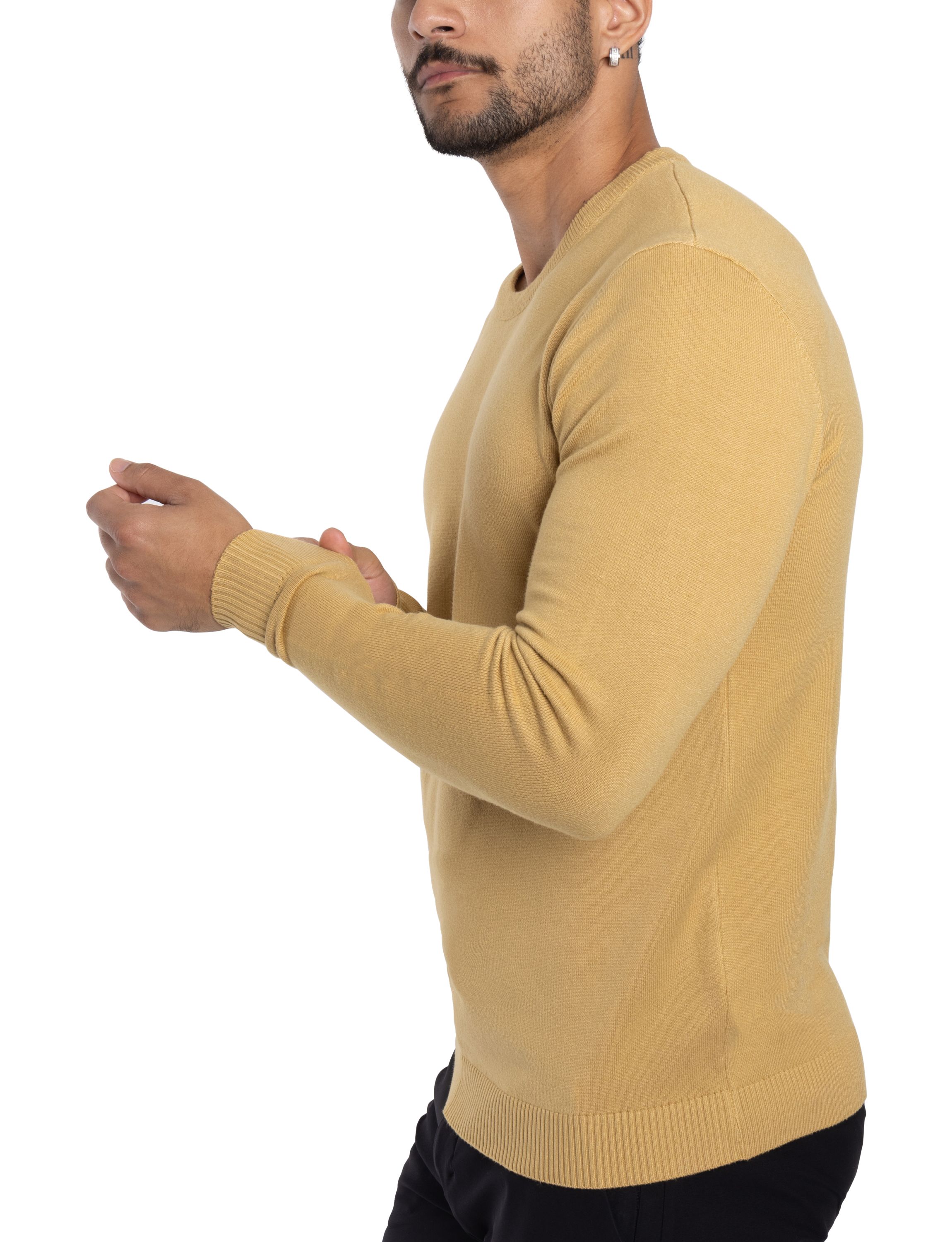 Mens Basic Crewneck Sweater