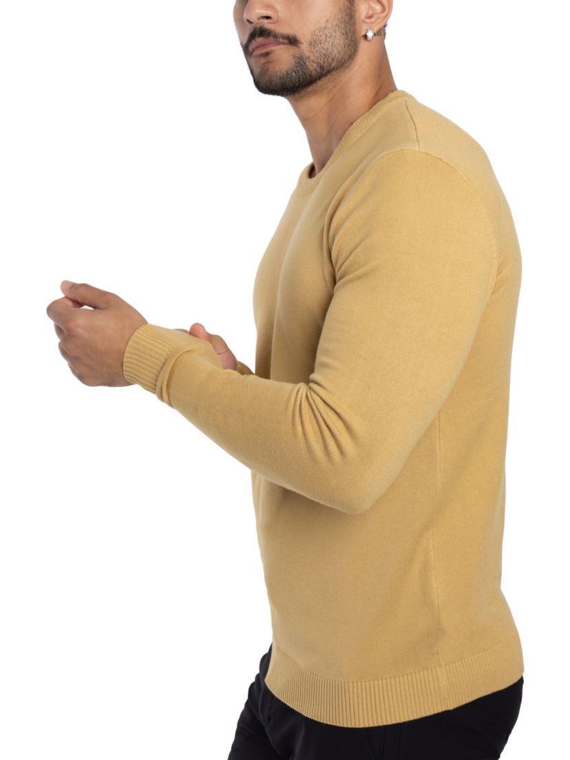 Mens Basic Crewneck Sweater