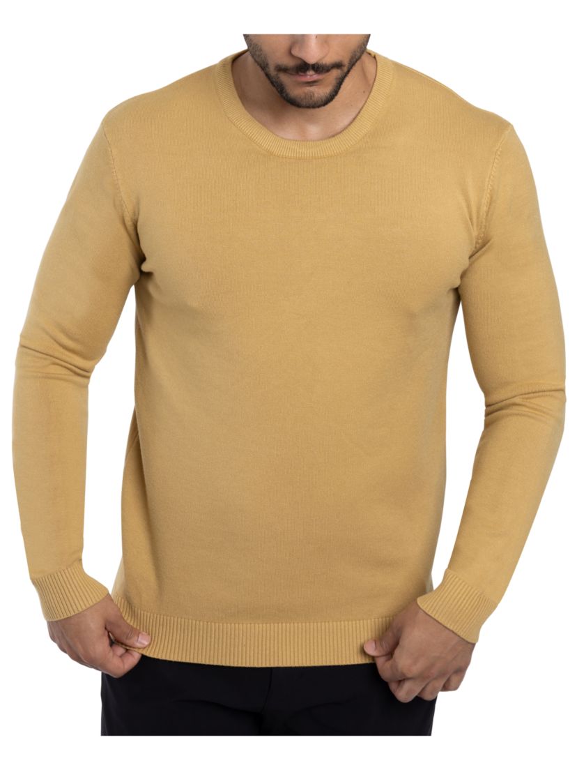 Mens Basic Crewneck Sweater