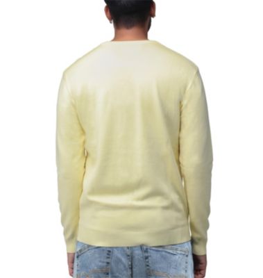 X RAY Men's Basic Long Sleeve Mid-Weight V-Neck Sweater