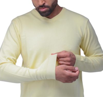 X RAY Men's Basic Long Sleeve Mid-Weight V-Neck Sweater