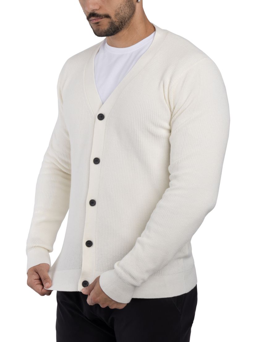 Mens Cotton Cardigan Sweater