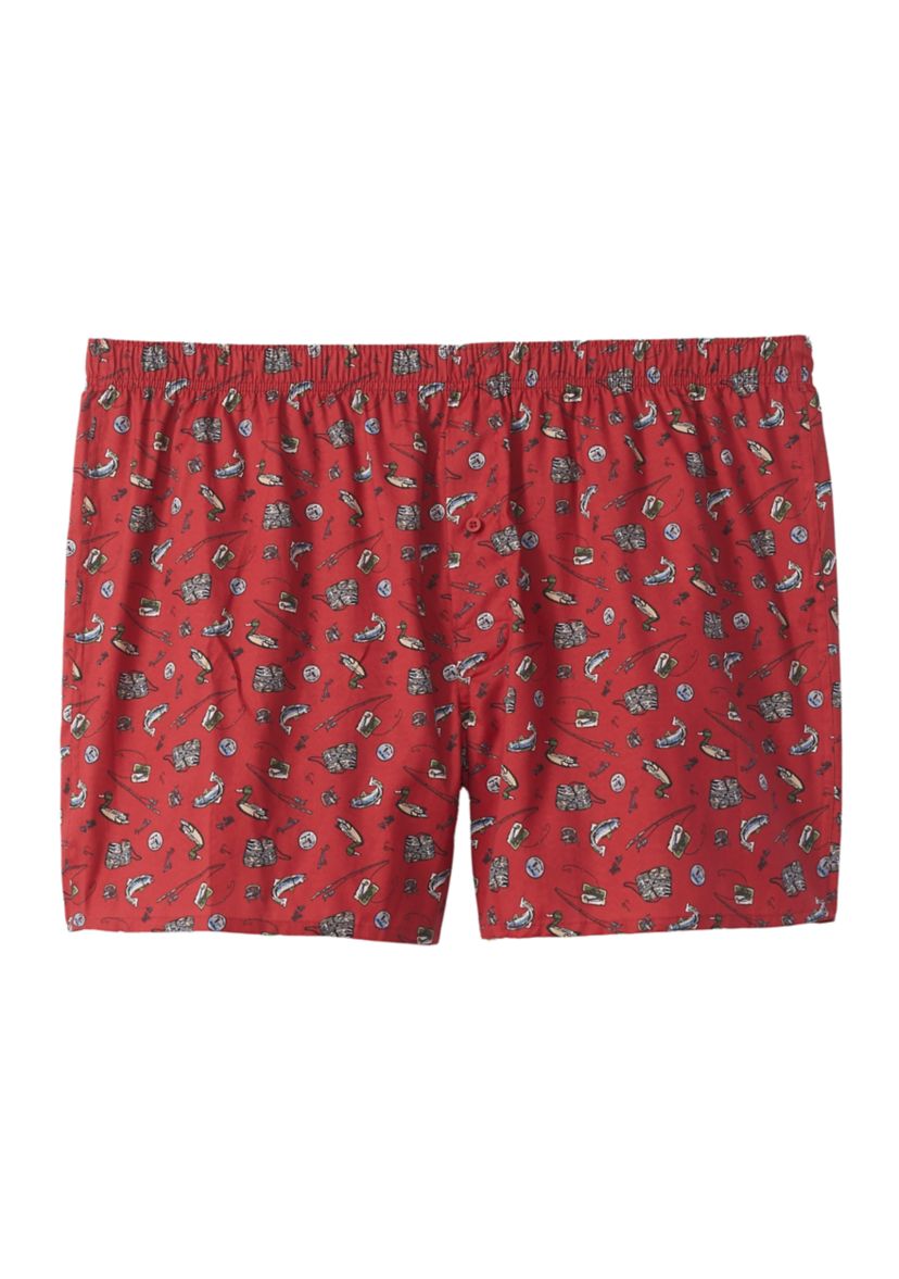 Big & Tall Fishing Boxers 