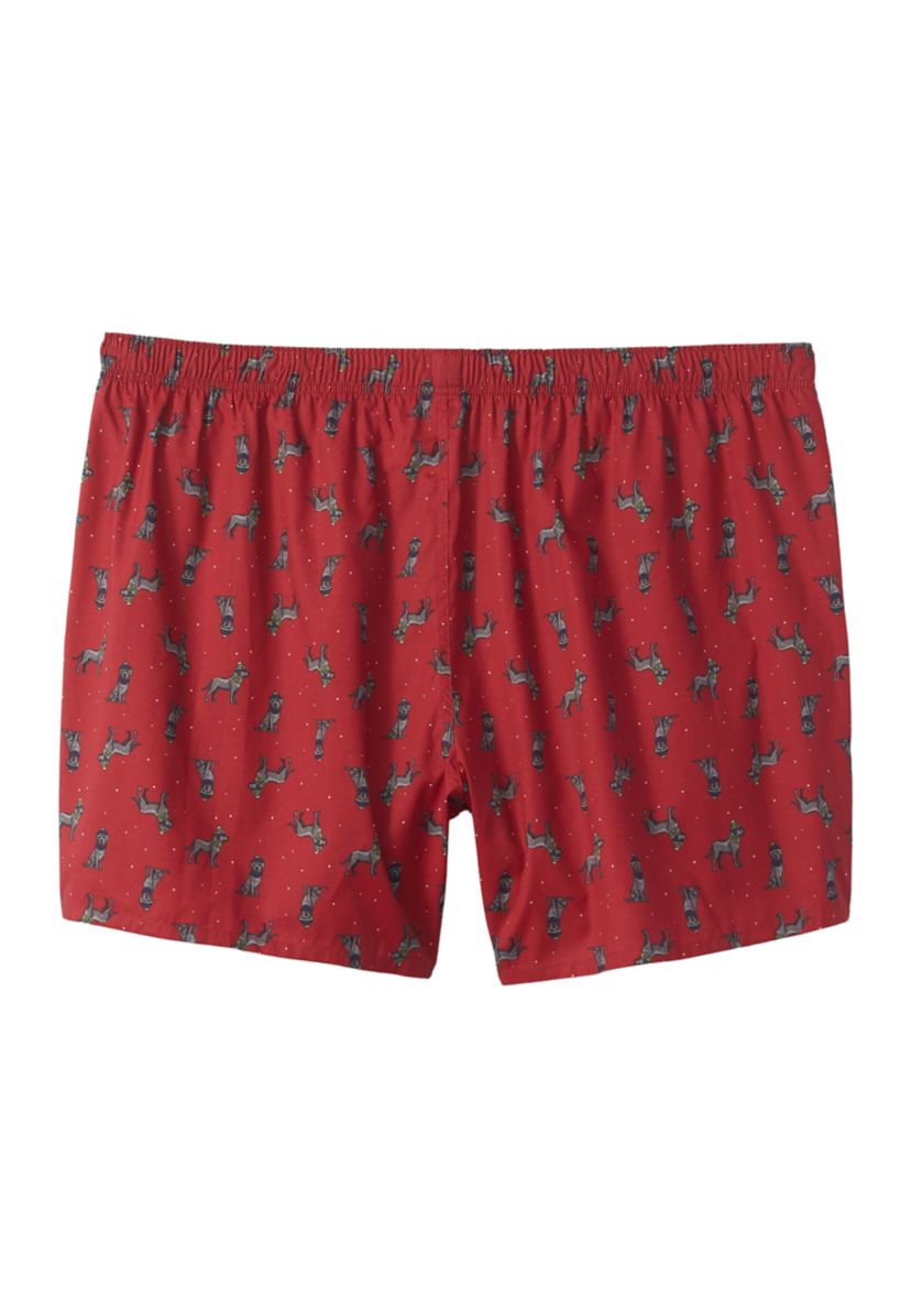 Big & Tall Holiday Dog Boxers