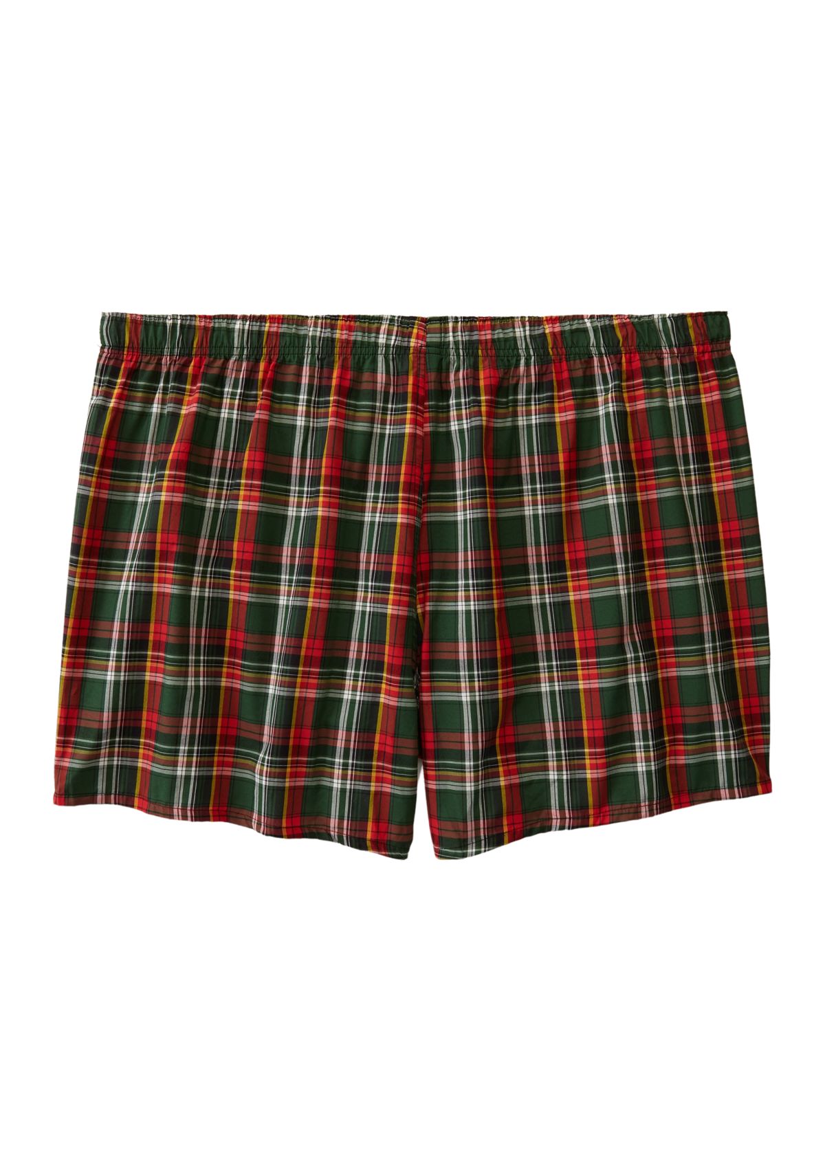 Big & Tall Plaid Printed Boxers