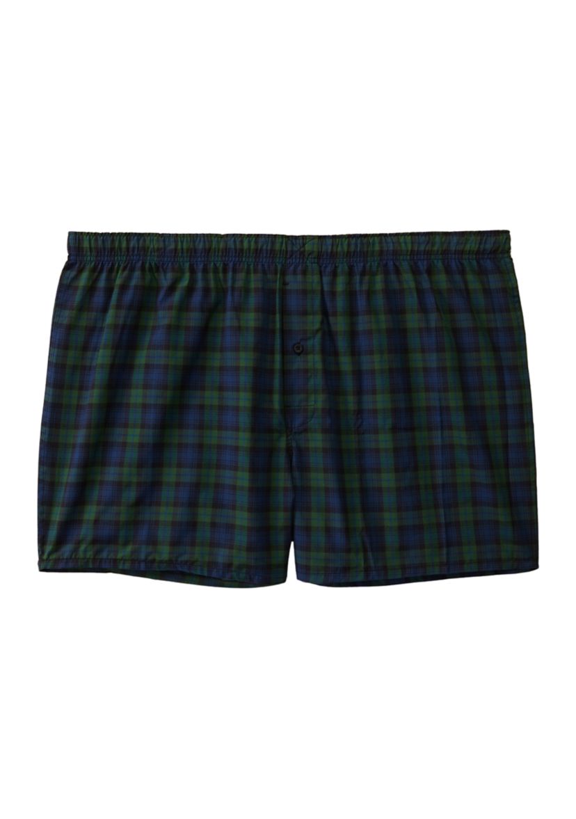 Big & Tall Plaid Printed Boxers
