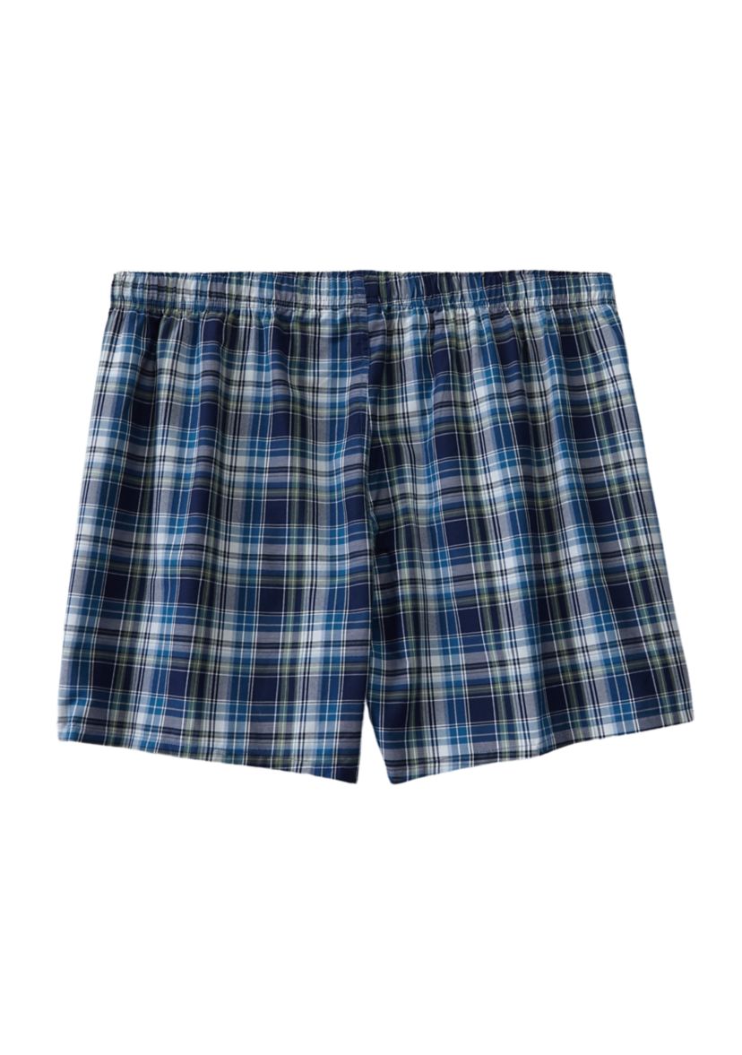 Big & Tall Plaid Boxers