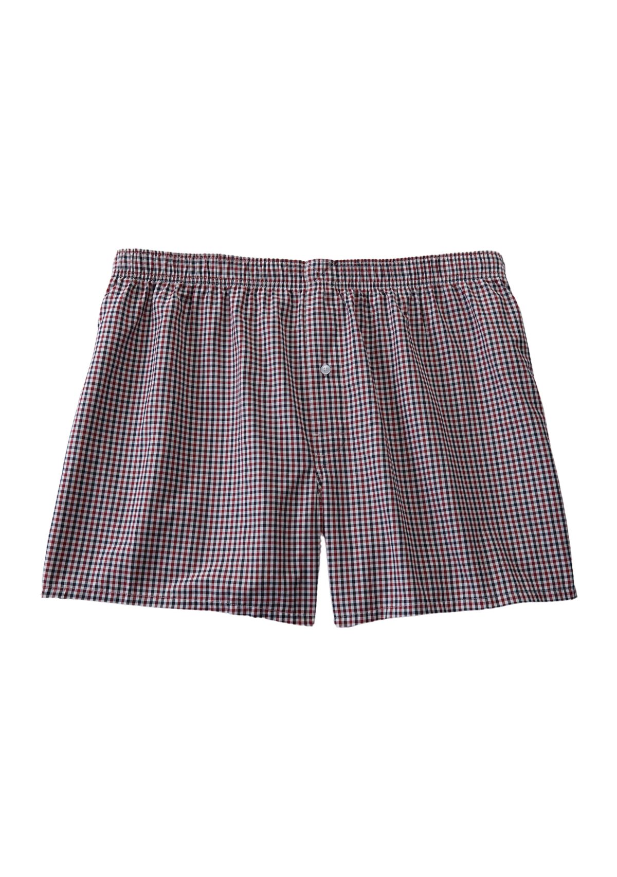 Big & Tall Plaid Boxers