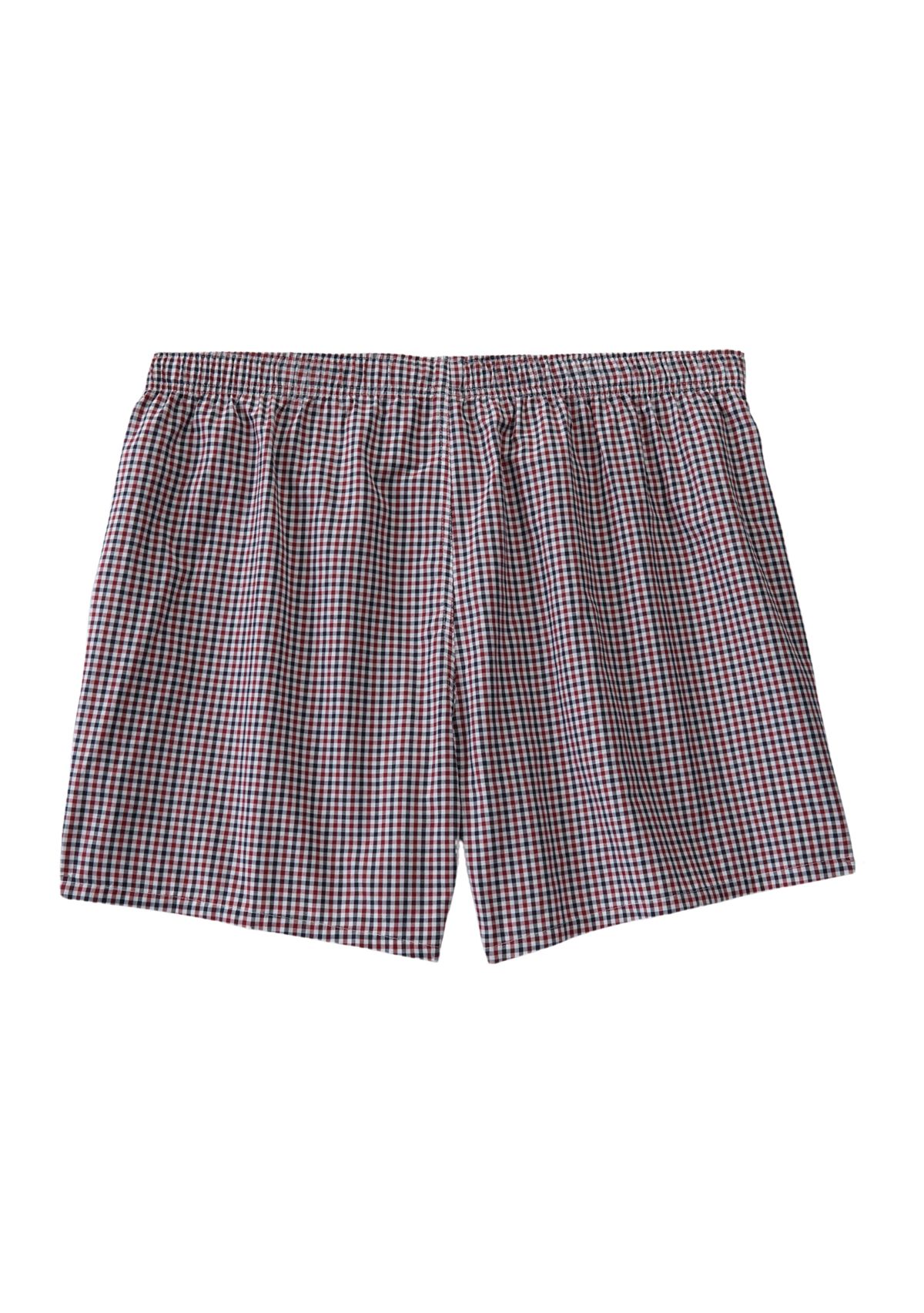 Big & Tall Plaid Boxers