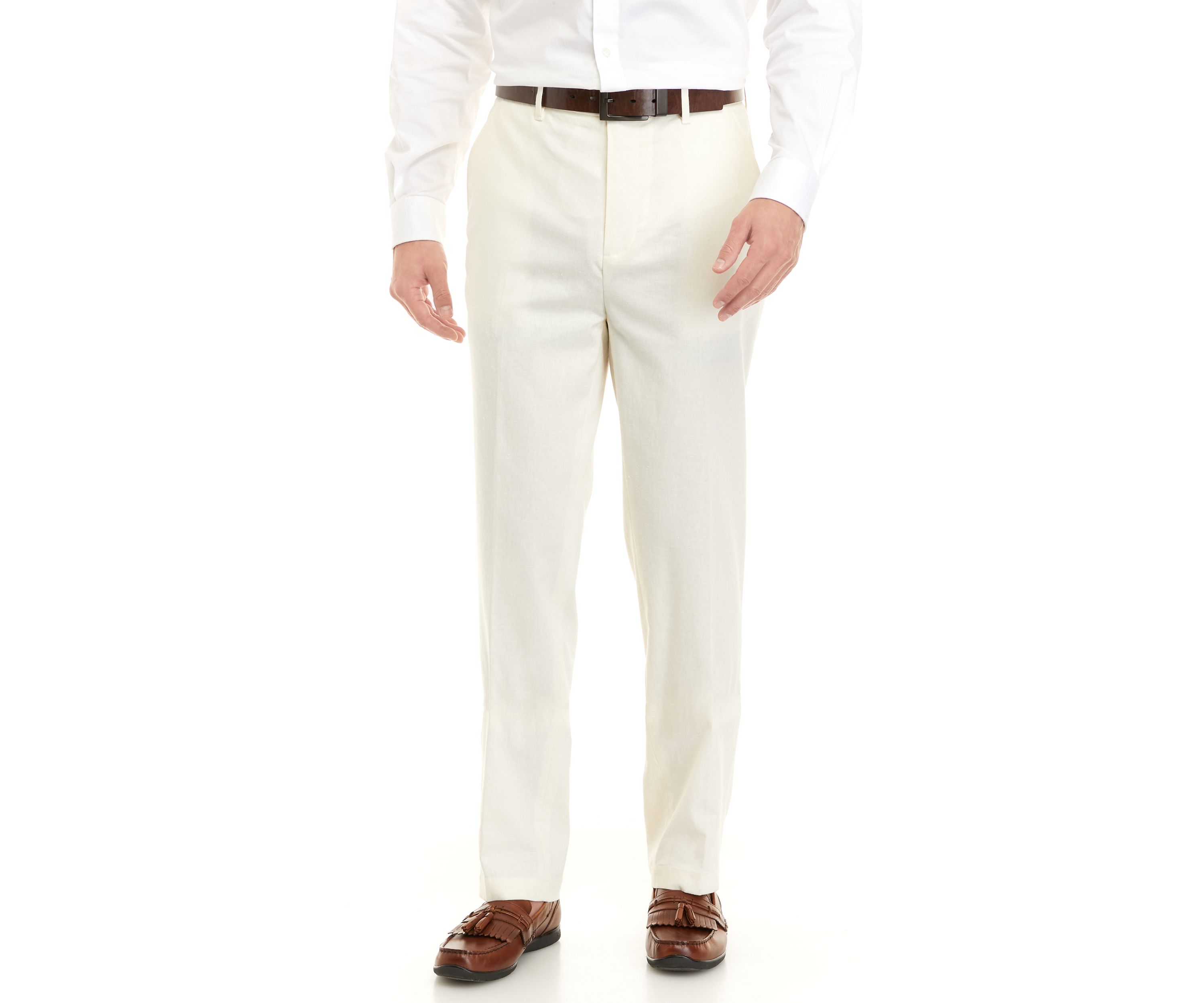 Mens Flat Front Pants