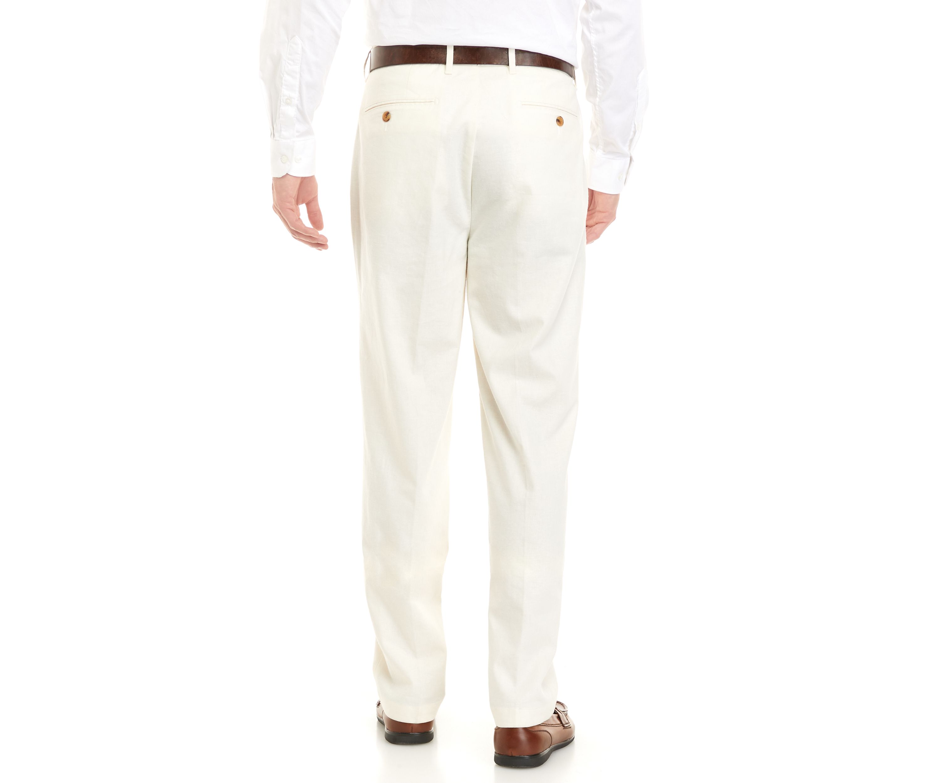 Mens Flat Front Pants