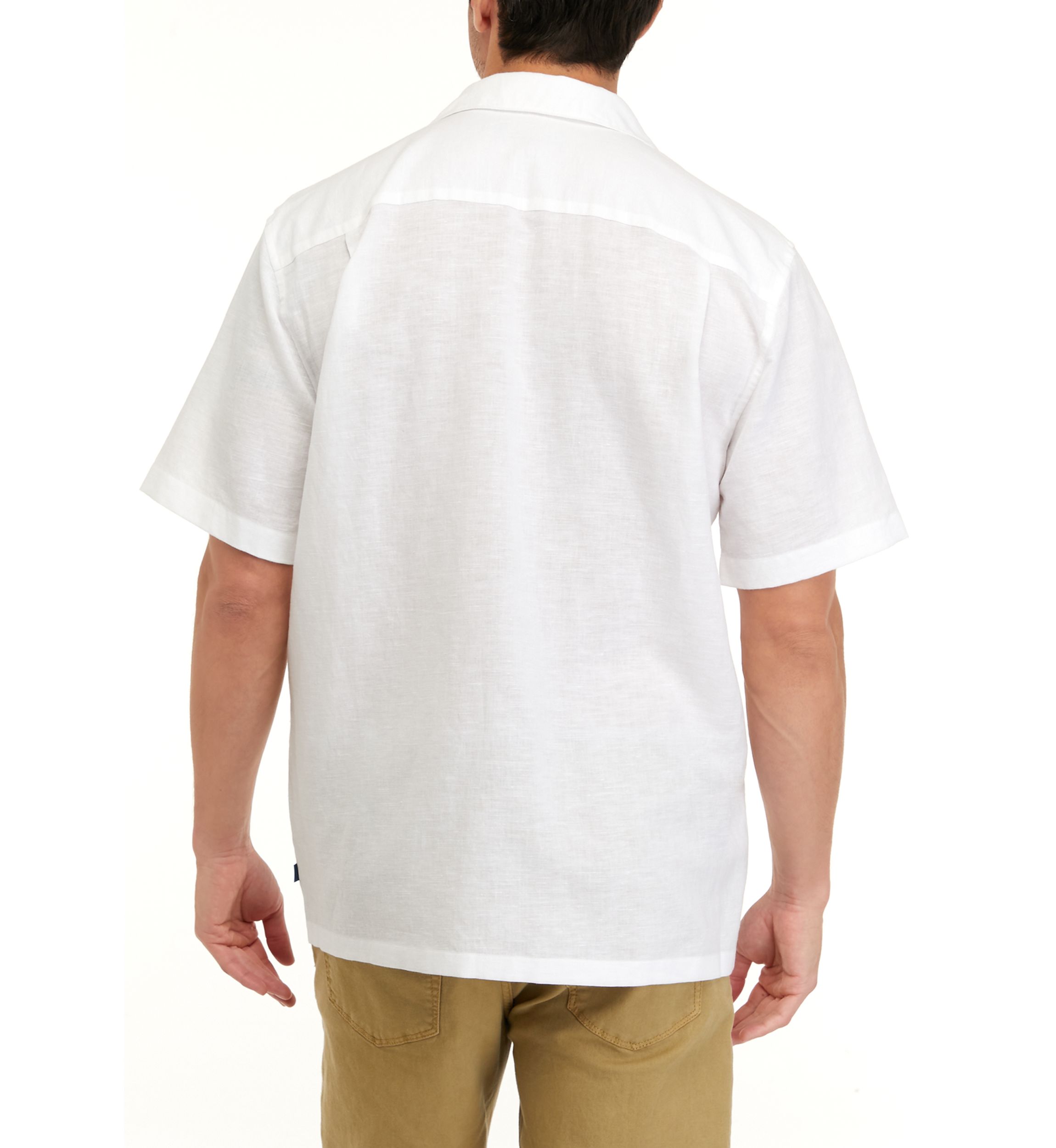 Mens Linen Camp Shirt 