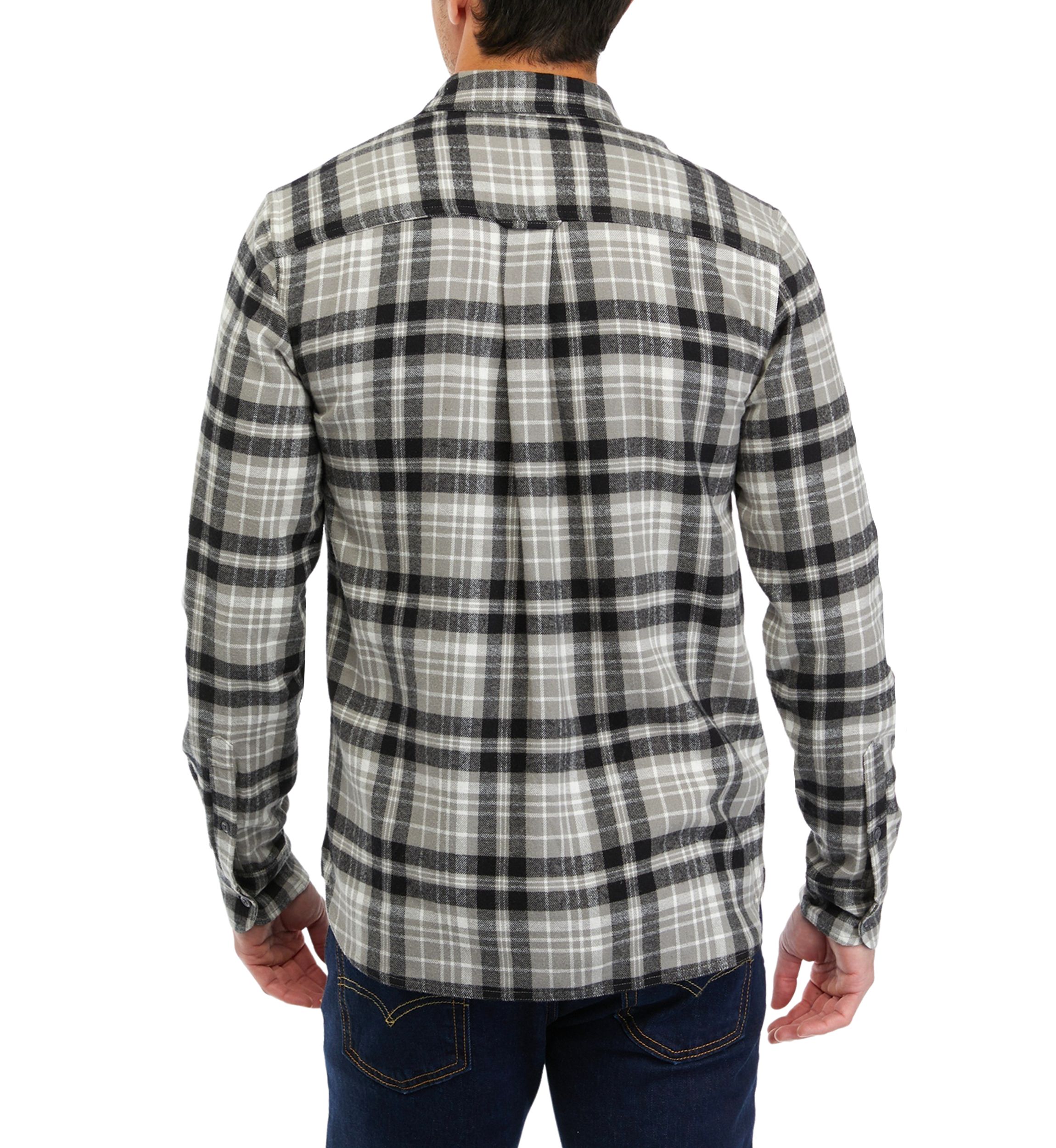 Long Sleeve 2 Pocket Flannel Shirt  