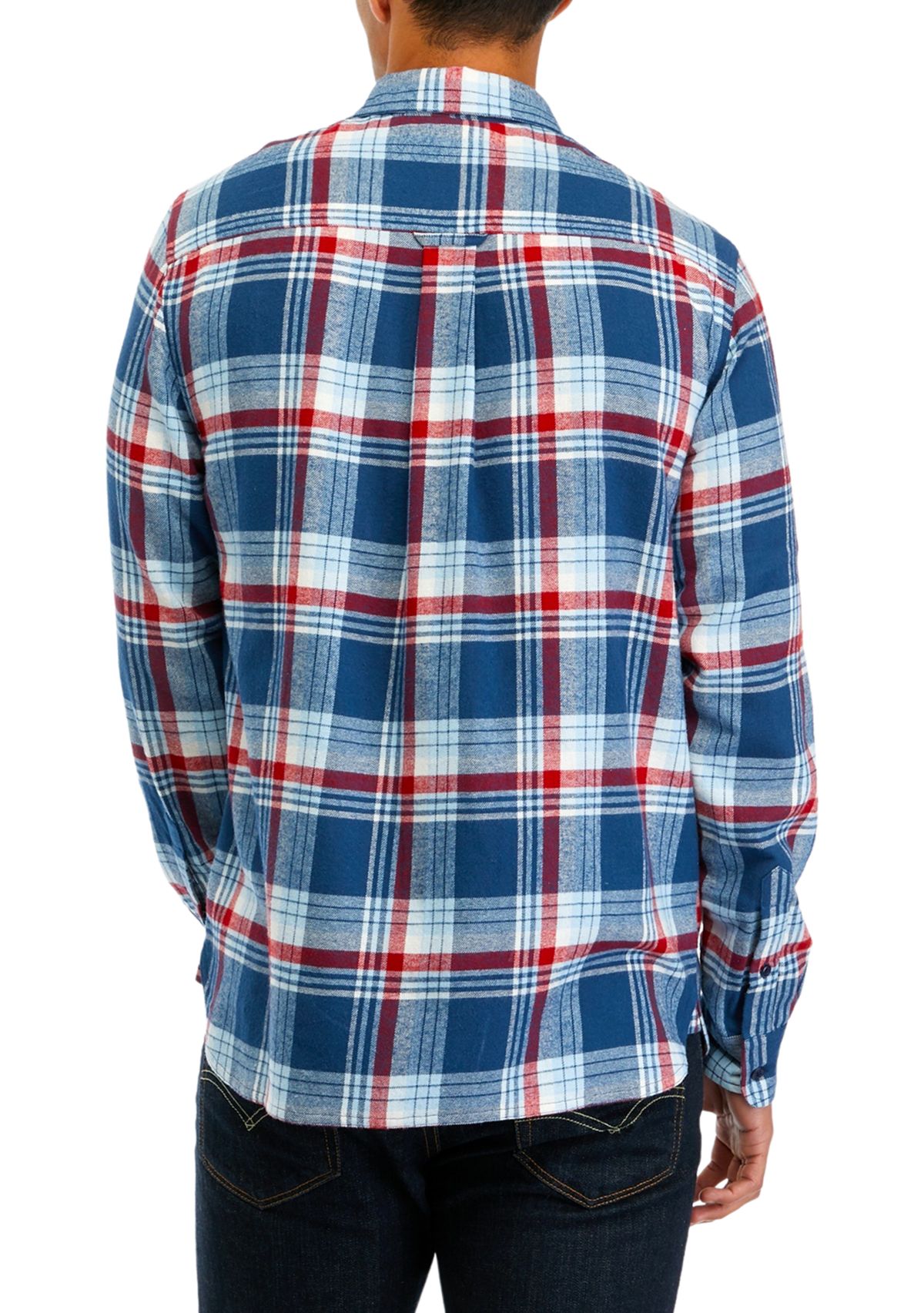 Long Sleeve 2 Pocket Flannel Shirt  